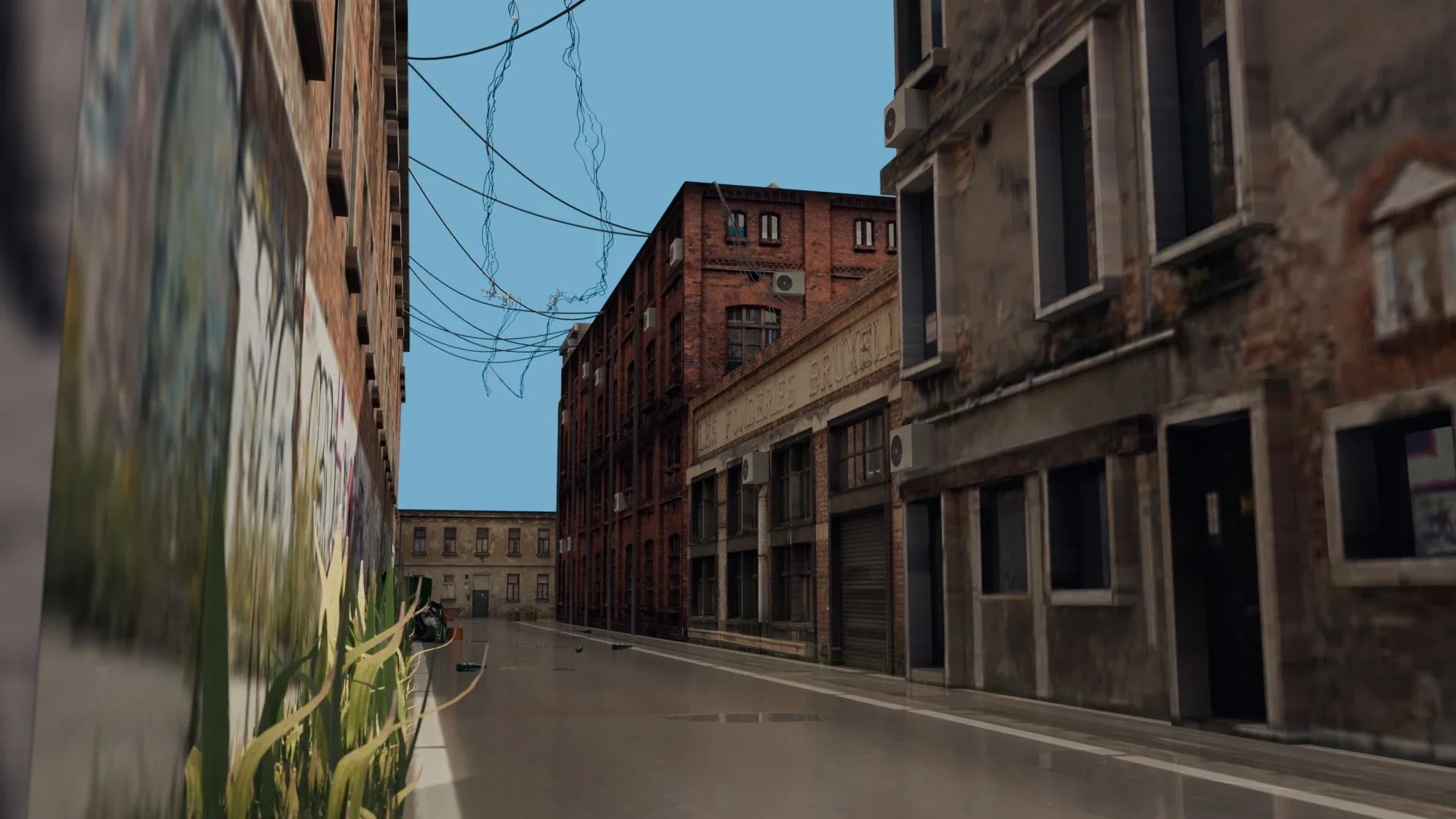 Urban Alley - Low poly