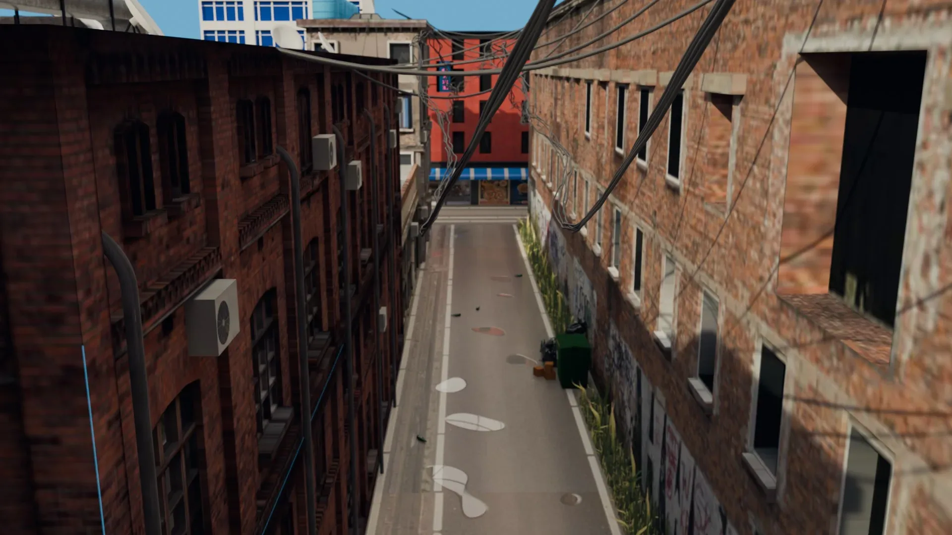 Urban Alley - Low poly