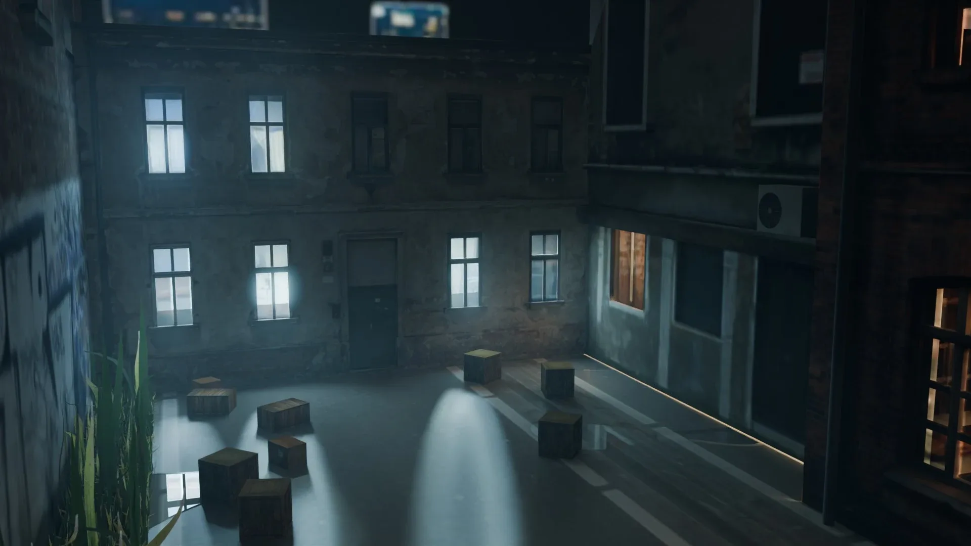 Urban Alley - Low poly