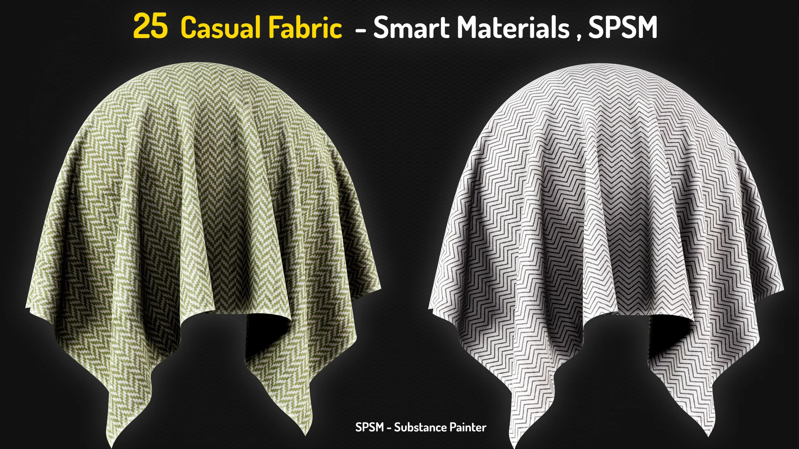 25 Casual Fabric Smart Materials - Vol 6 + 2 Free Samples