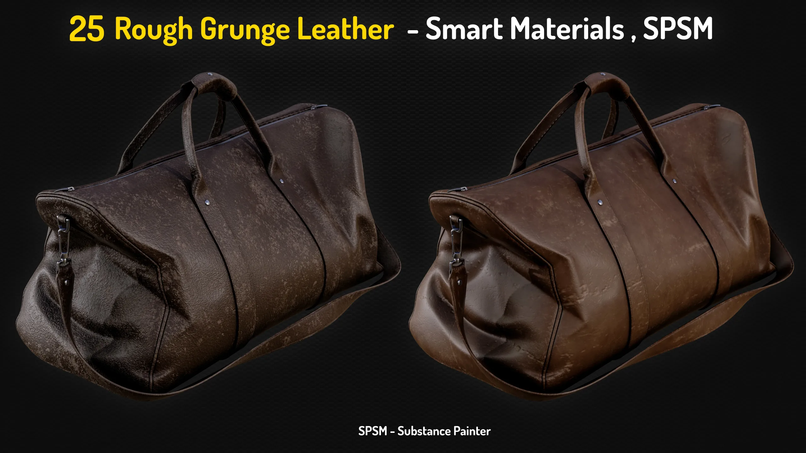 25 Rough Grunge Leather Smart Materials - Vol 10 + 2 Free Samples
