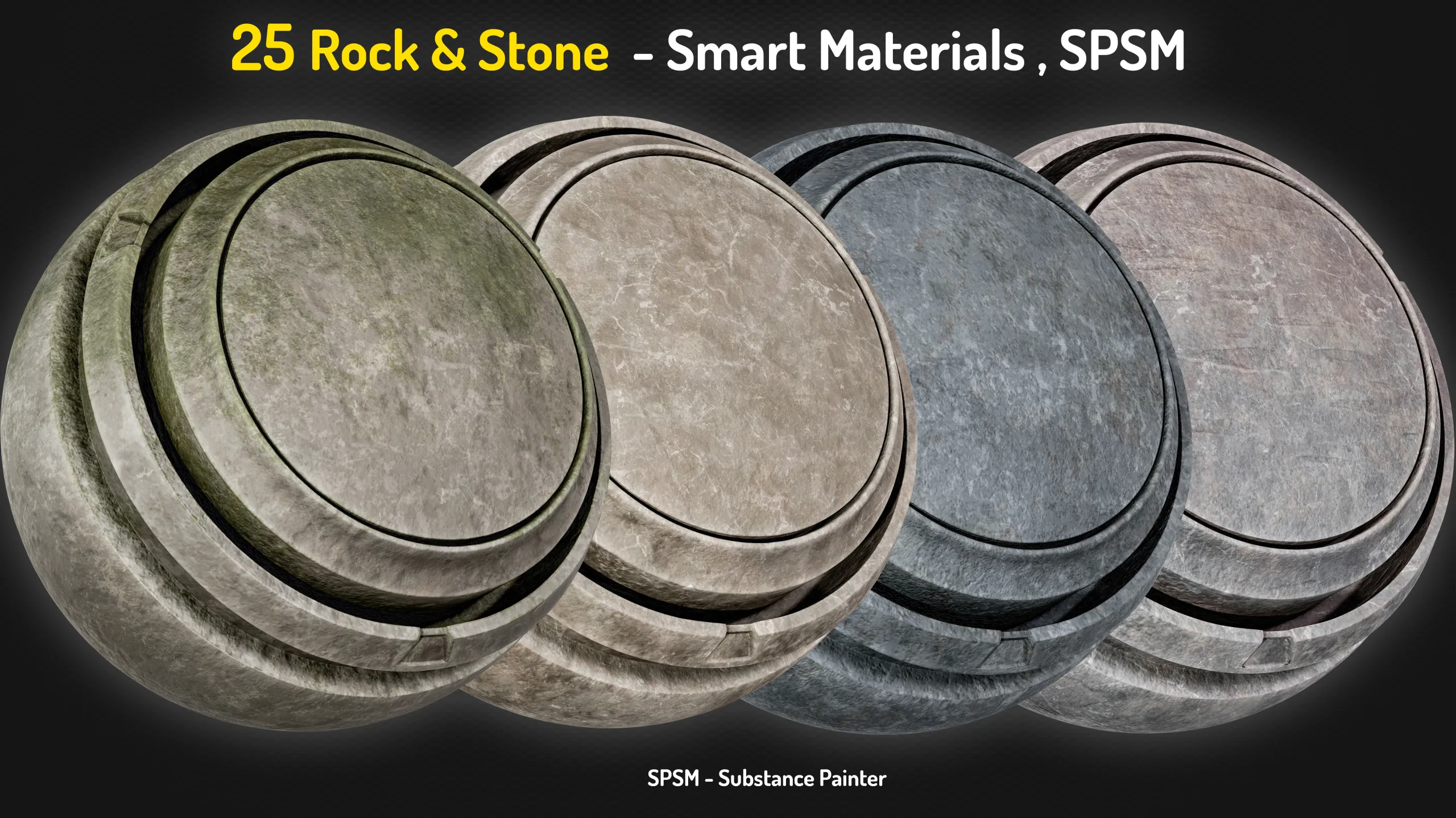 25 Rock & Stone Smart Materials - Vol 15 + 2 Free Samples