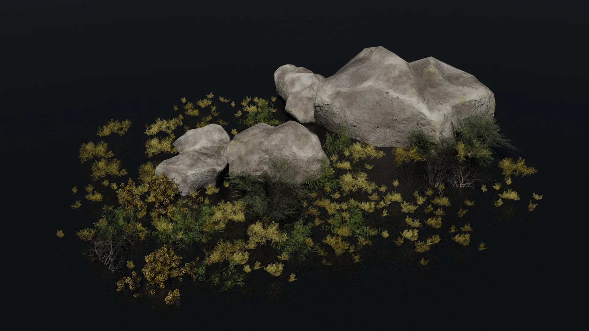 3DT Grasslands Terrain Generator – Blender Geometry Node