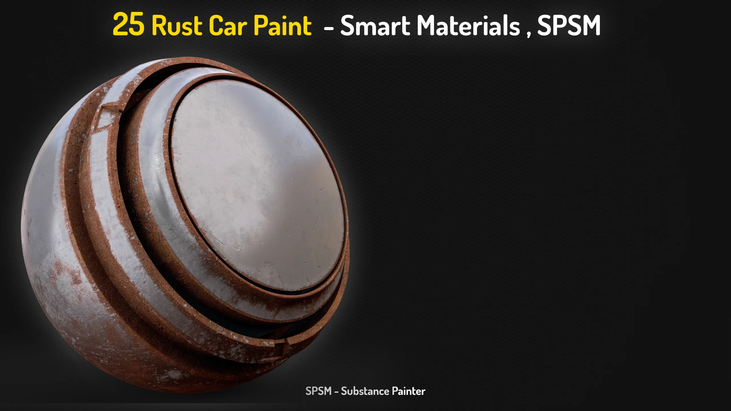 25 Rust Car Paint Smart Materials - Vol 16 + 2 Free Samples