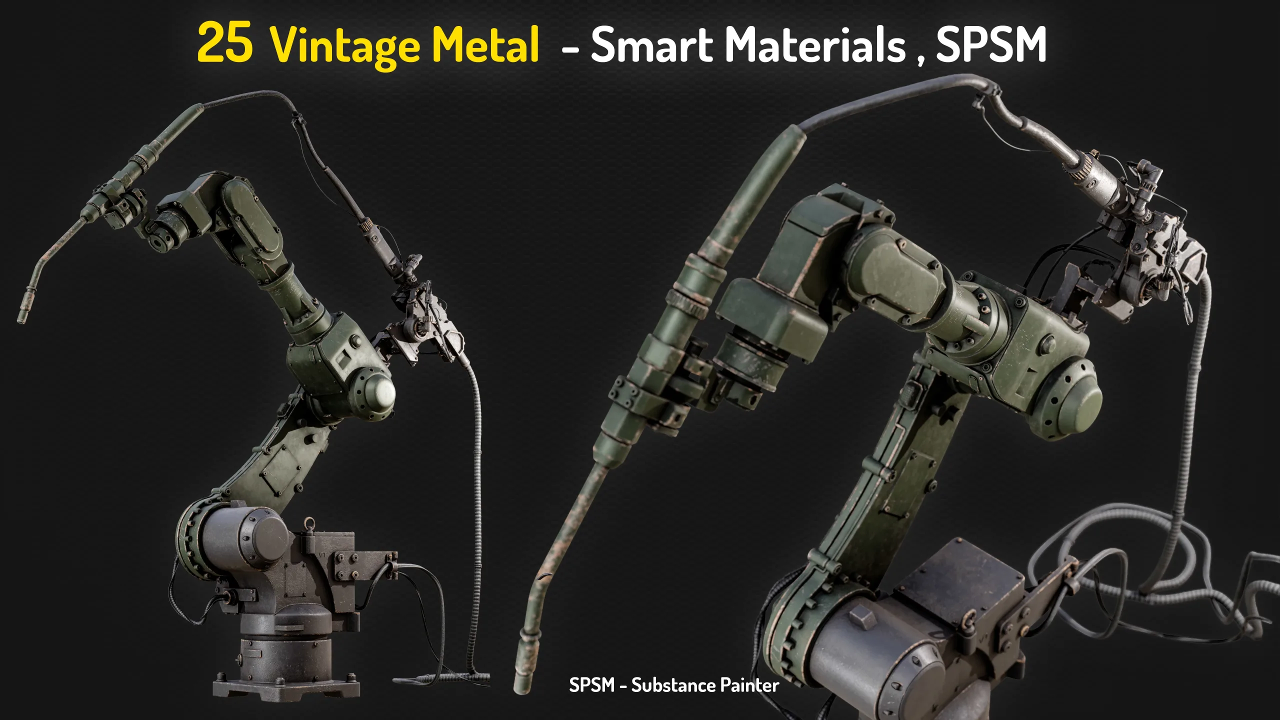 25 Vintage Metal Smart Materials - Vol 17 + 2 Free Samples