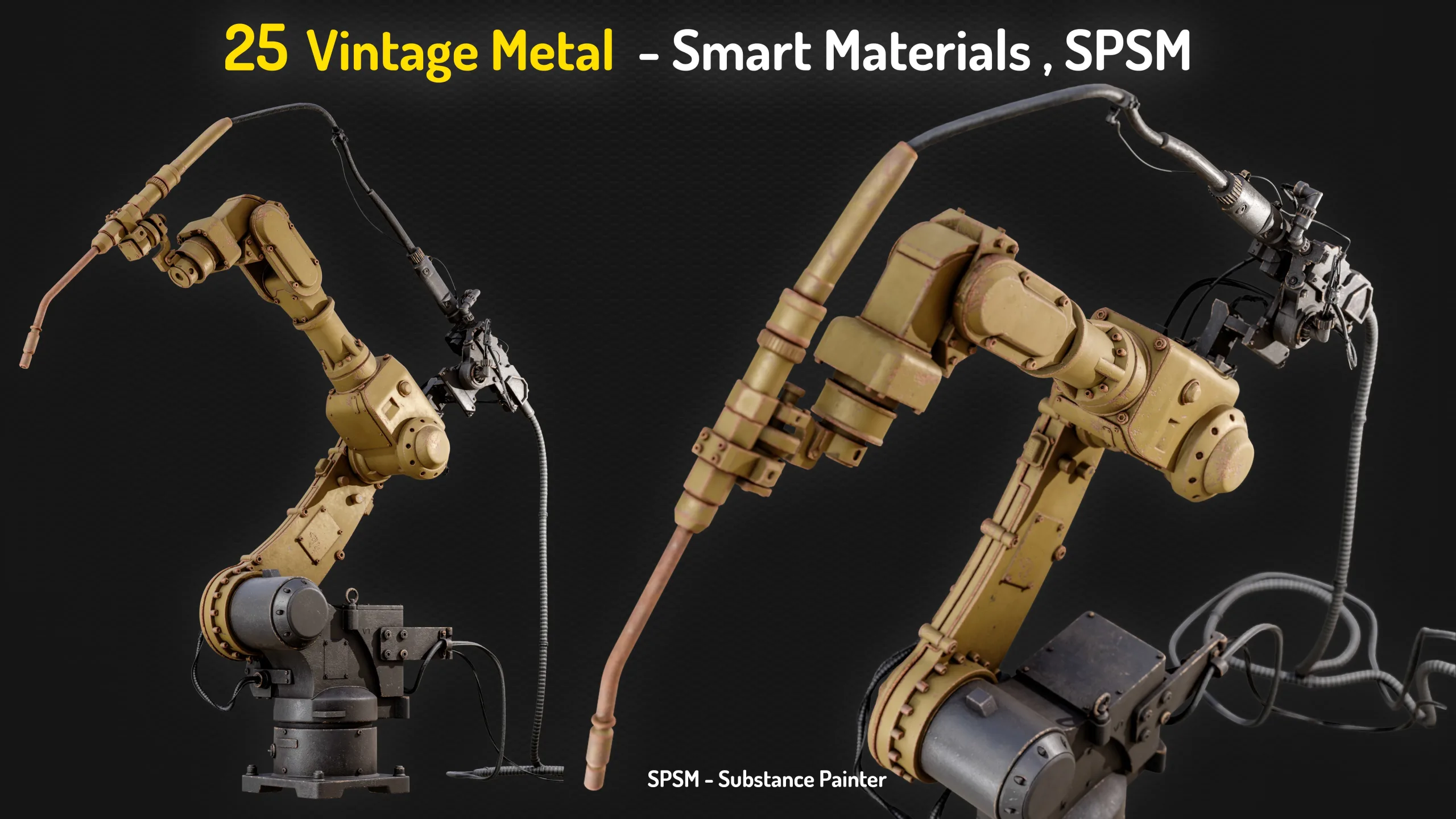 25 Vintage Metal Smart Materials - Vol 17 + 2 Free Samples