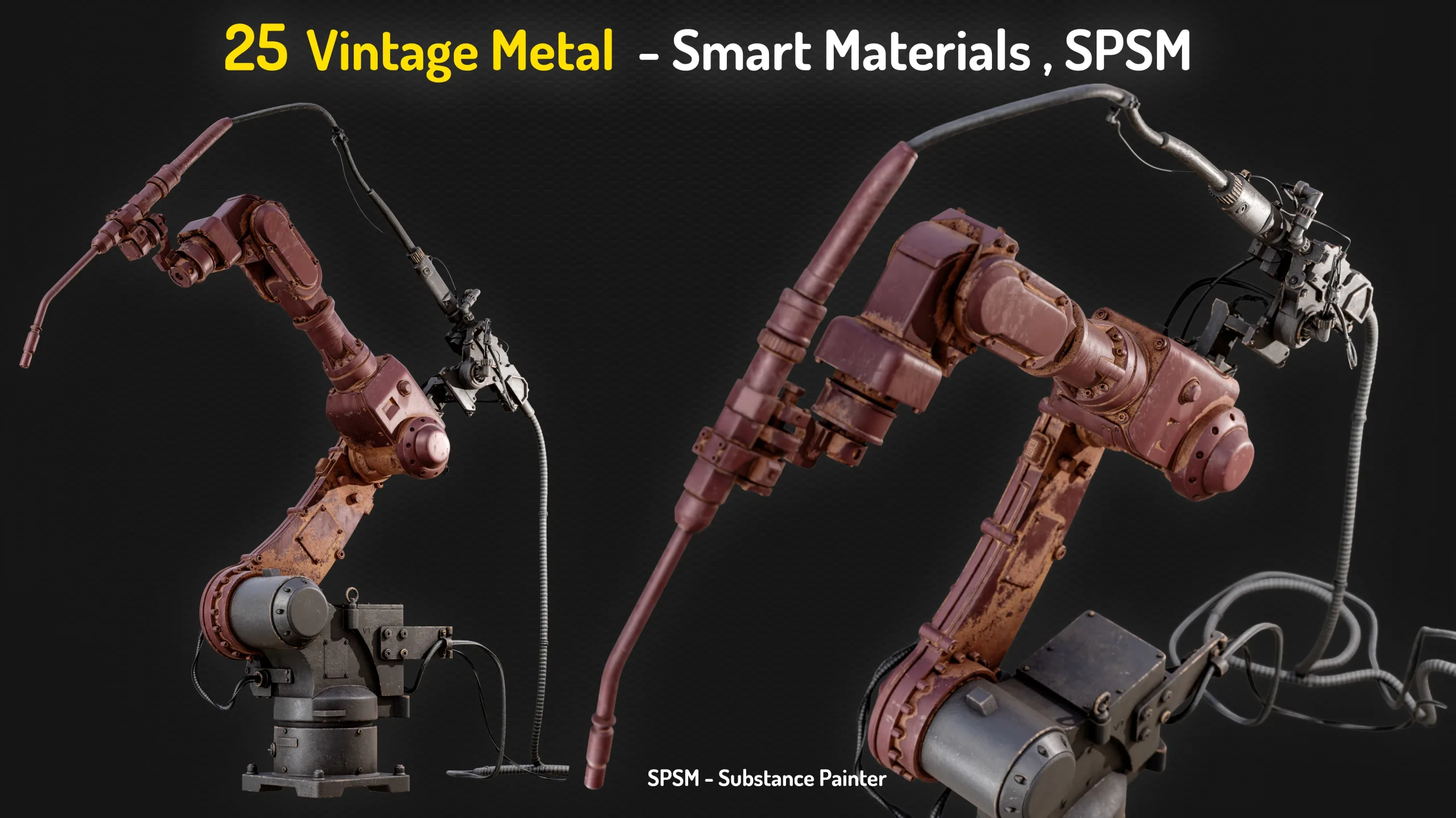 25 Vintage Metal Smart Materials - Vol 17 + 2 Free Samples