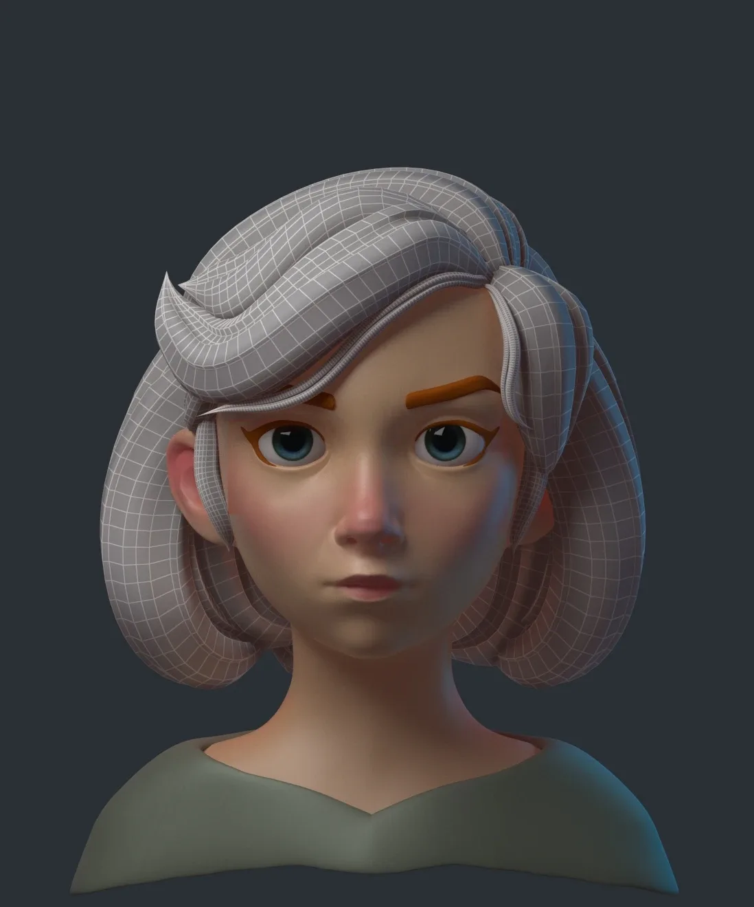 20 Stylized Hair Models – Optimized for Performance & Customization