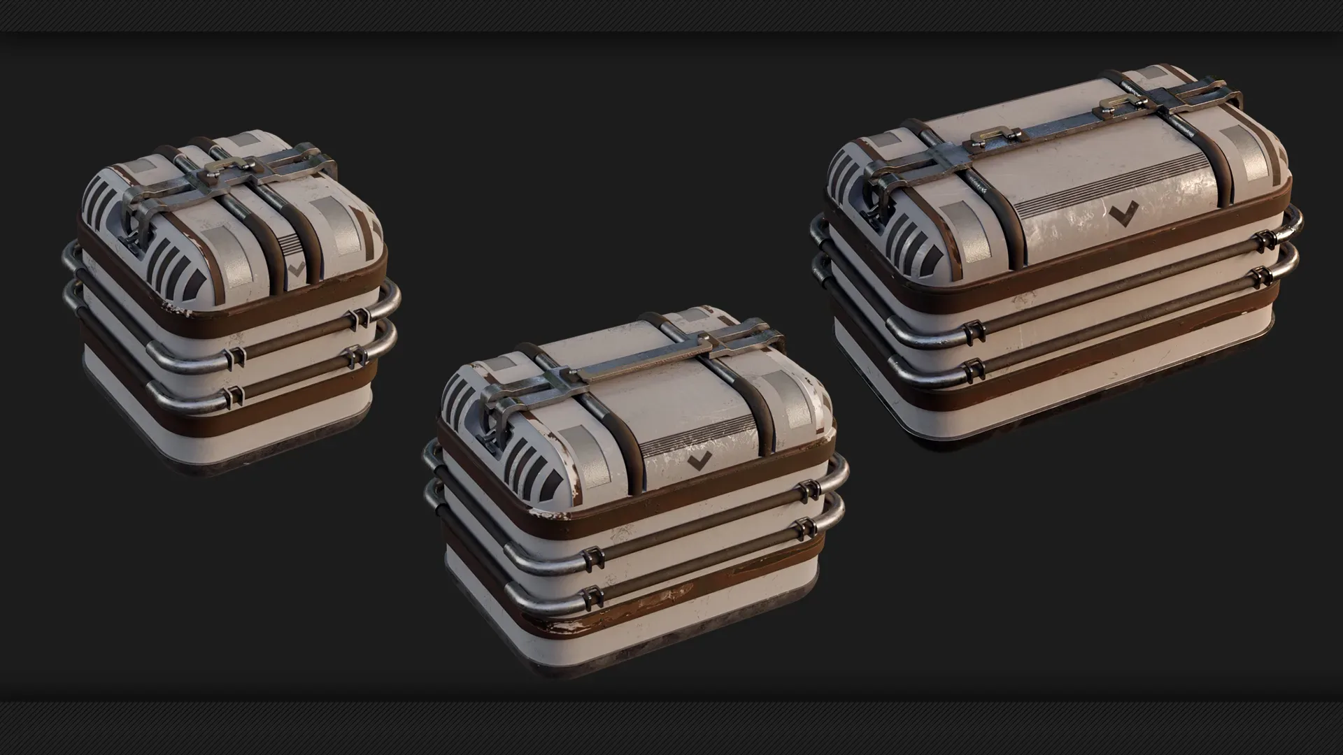 25 Sci-Fi Props - kitbash - Vol 10