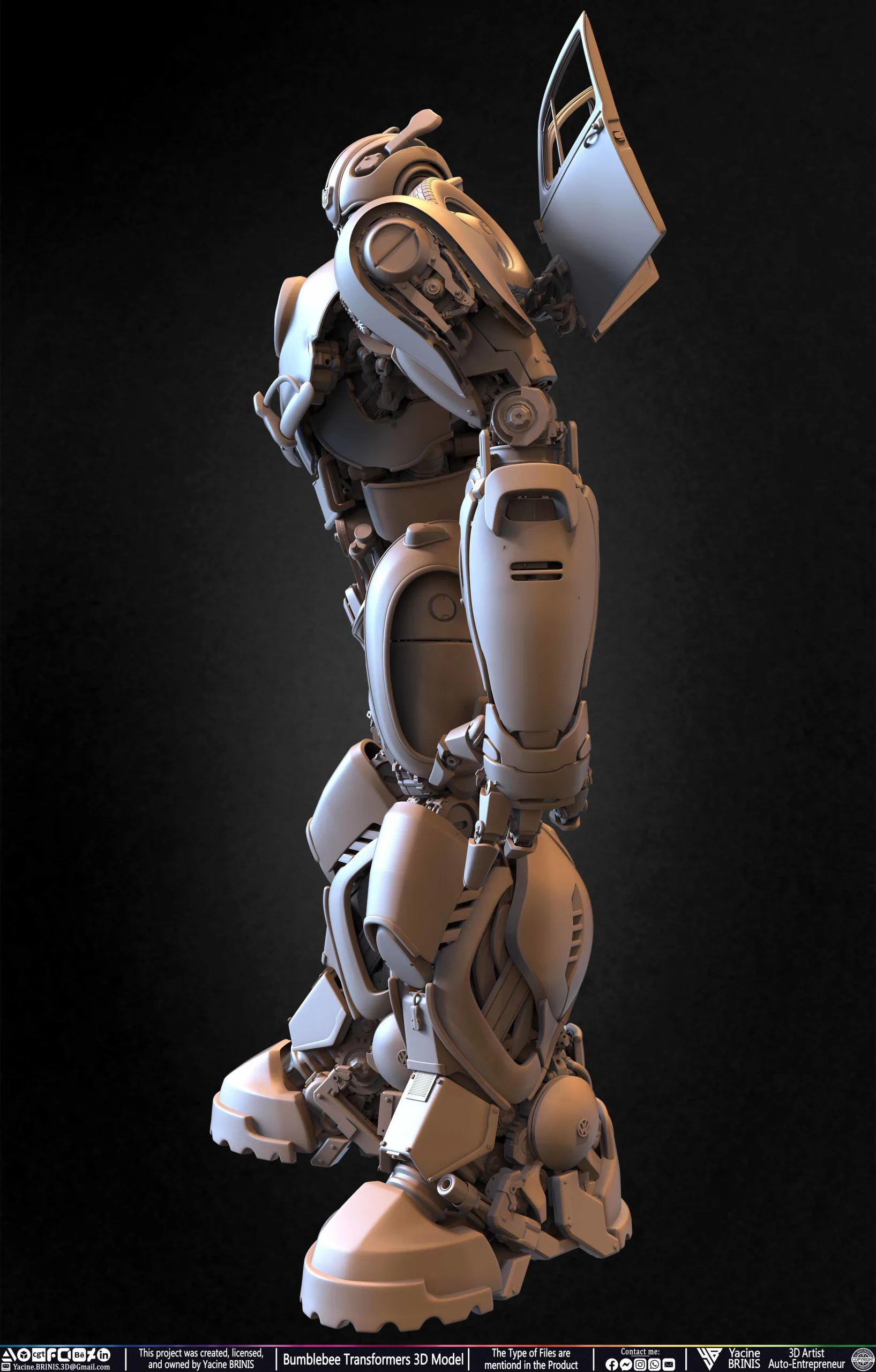 Bumblebee Transformers 3D Model