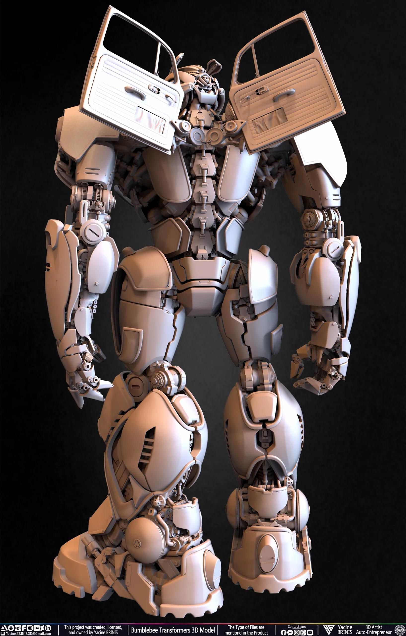 Bumblebee Transformers 3D Model