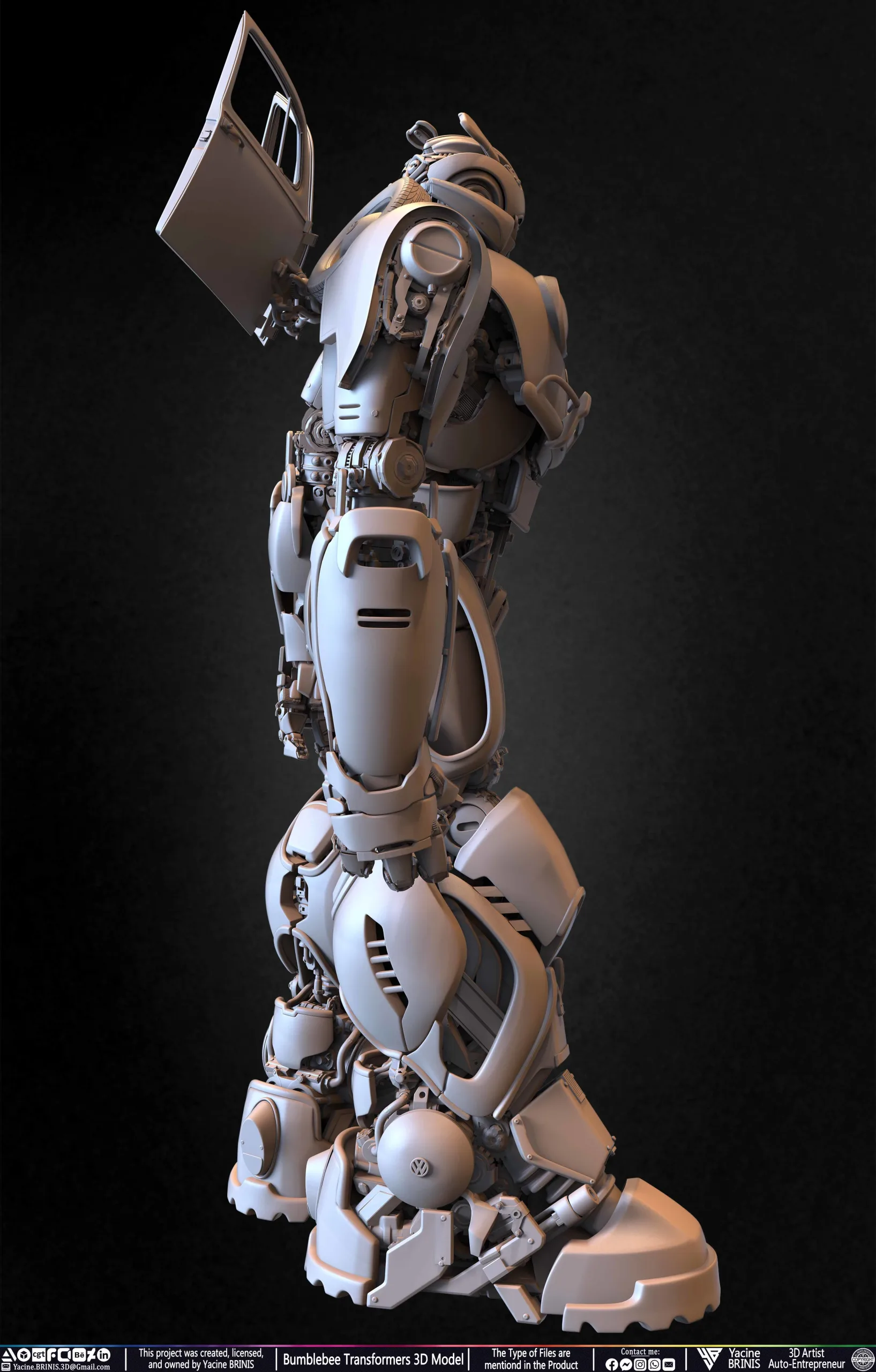 Bumblebee Transformers 3D Model