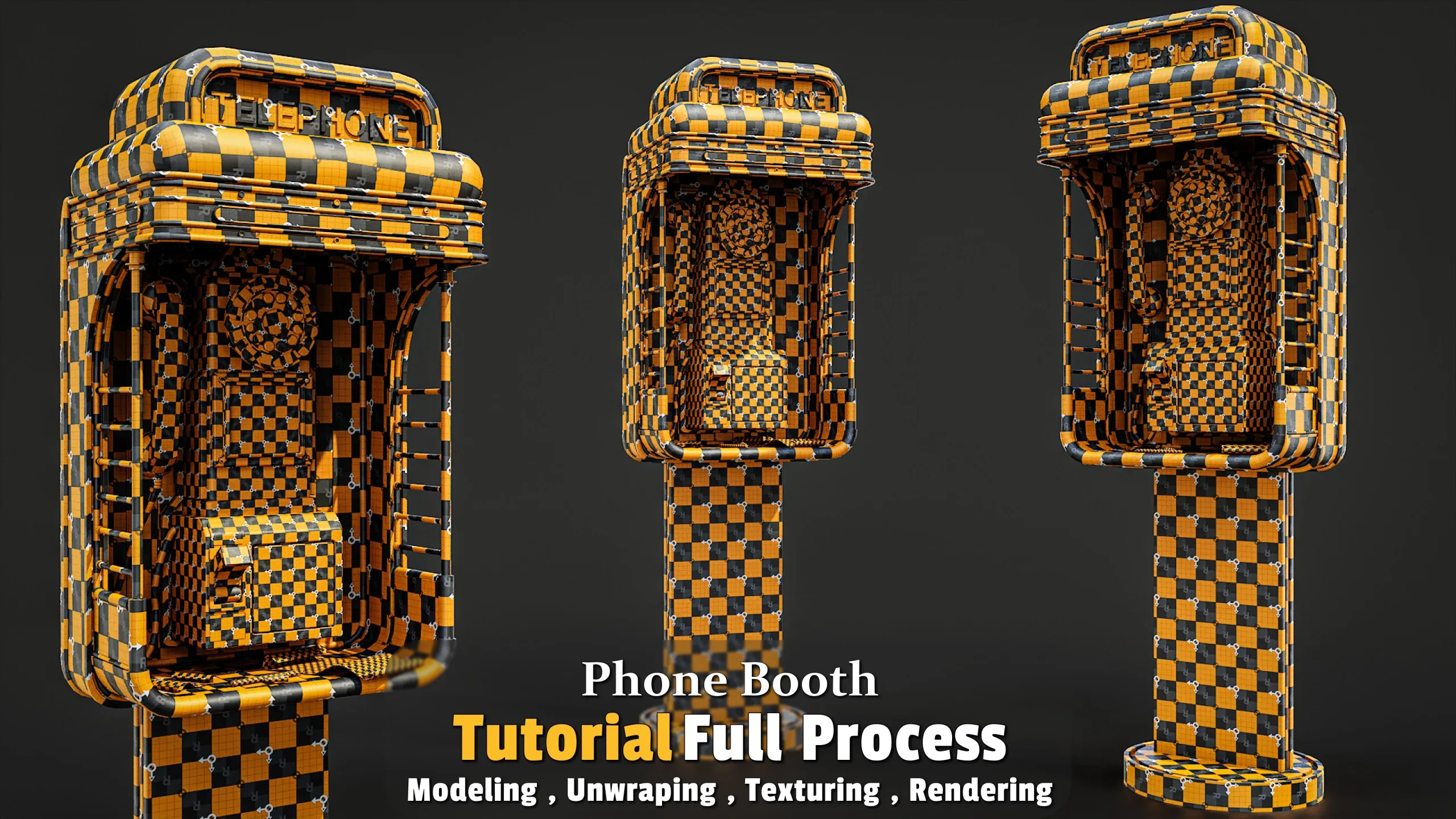 Phone Booth / Full Tutorial Process + 3D Model