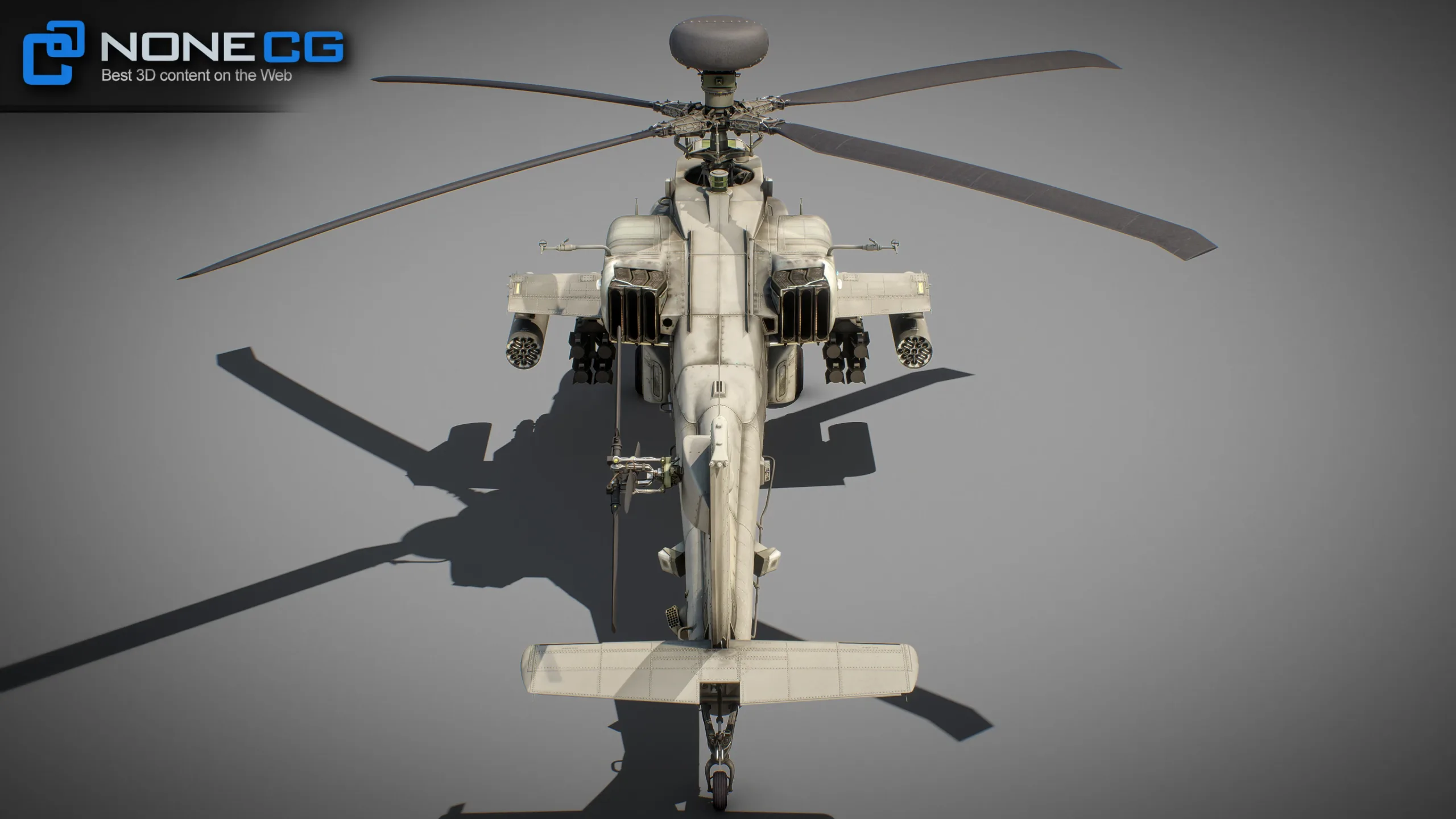Boeing AH-64D Apache Longbow Helicopter with Cockpit