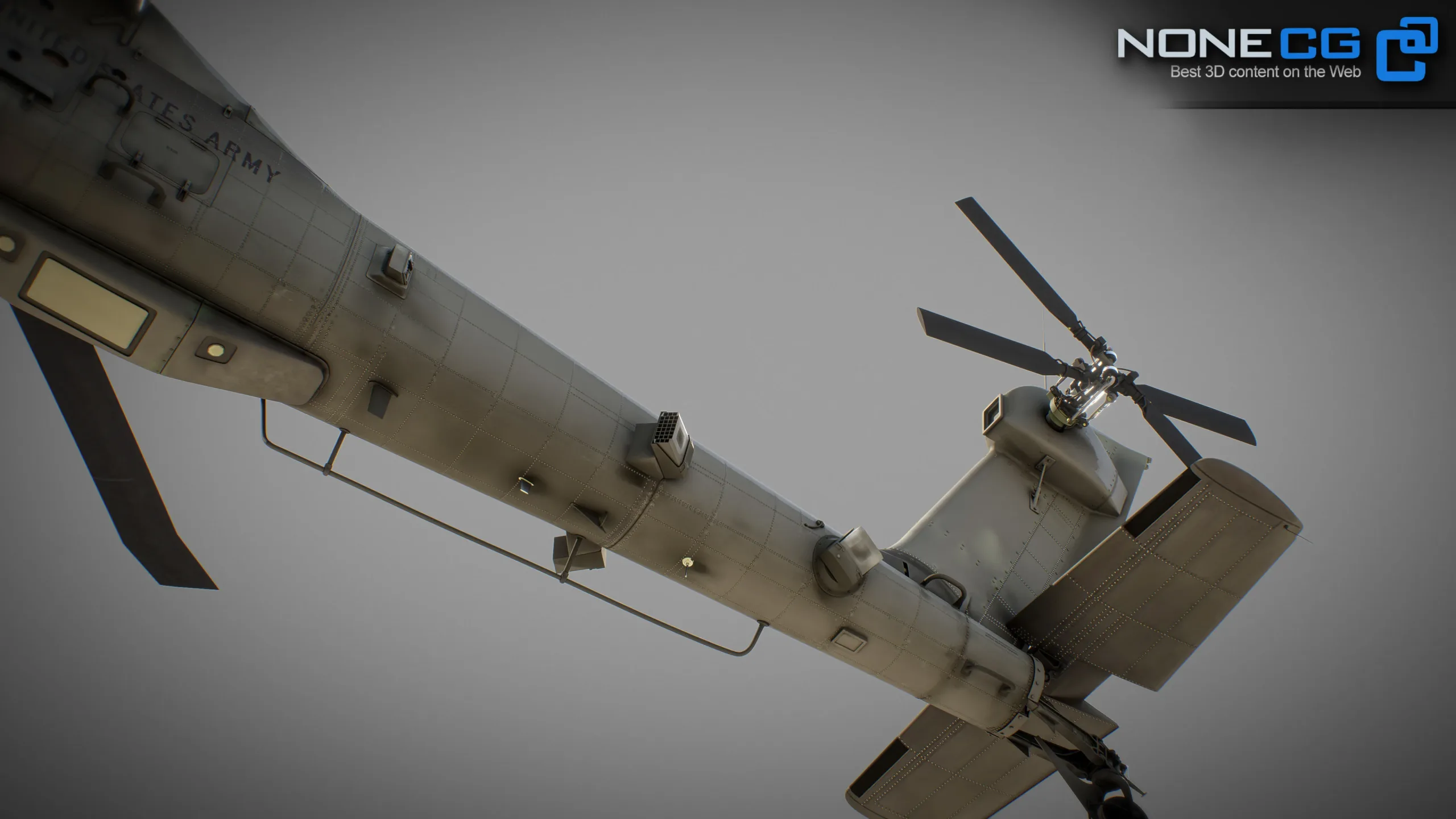 Boeing AH-64D Apache Longbow Helicopter with Cockpit