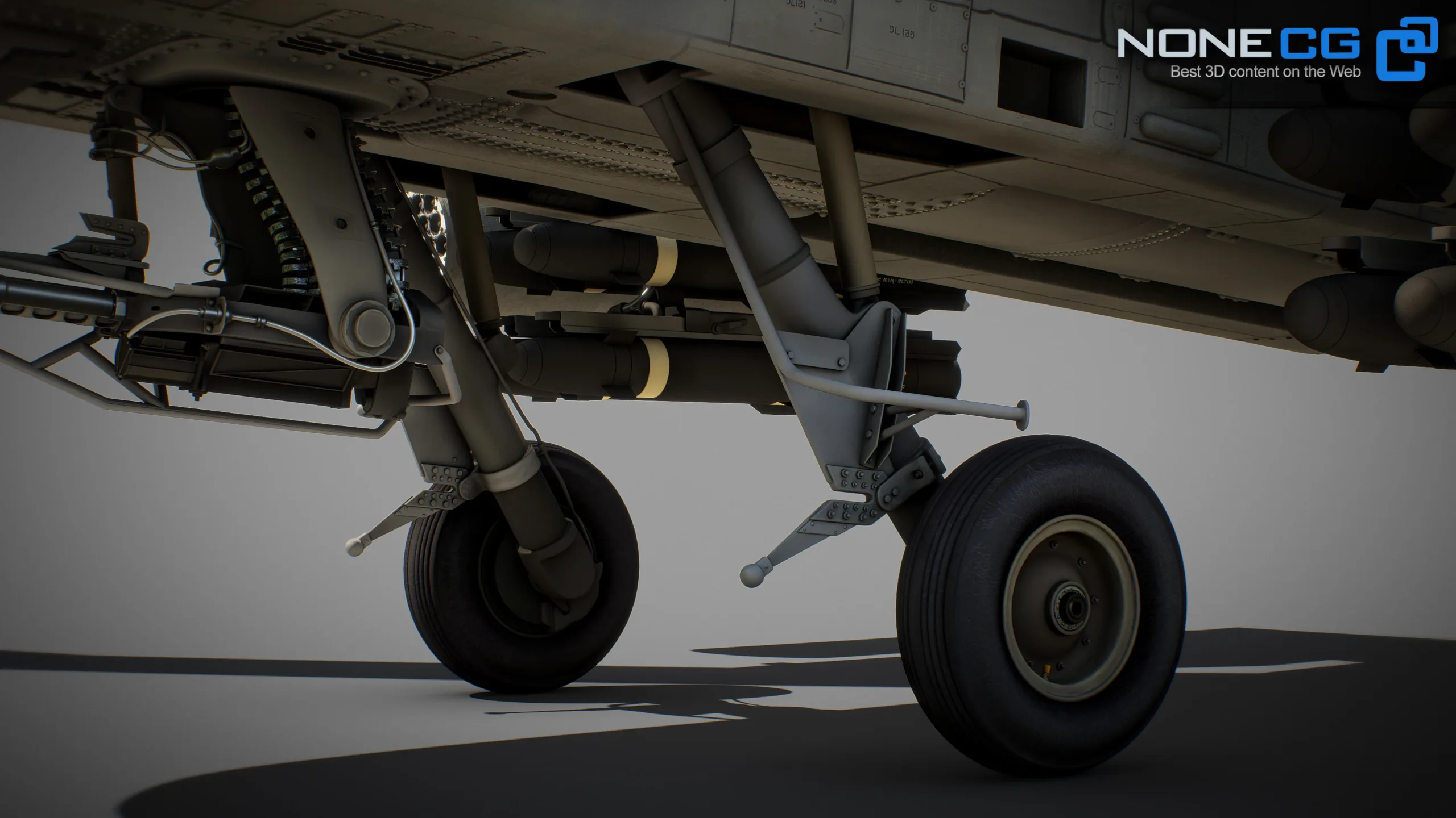 Boeing AH-64D Apache Longbow Helicopter with Cockpit