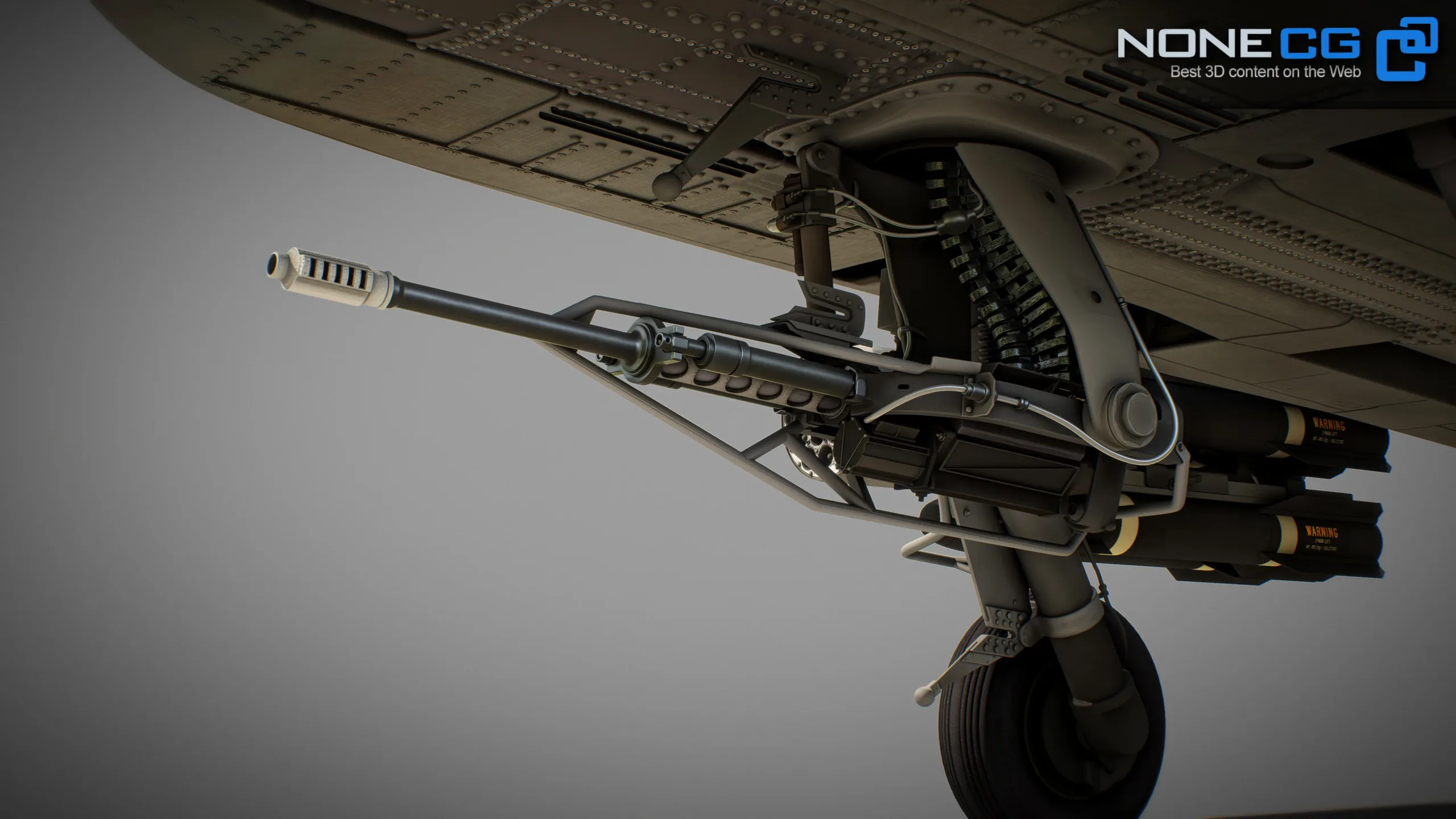 Boeing AH-64D Apache Longbow Helicopter with Cockpit