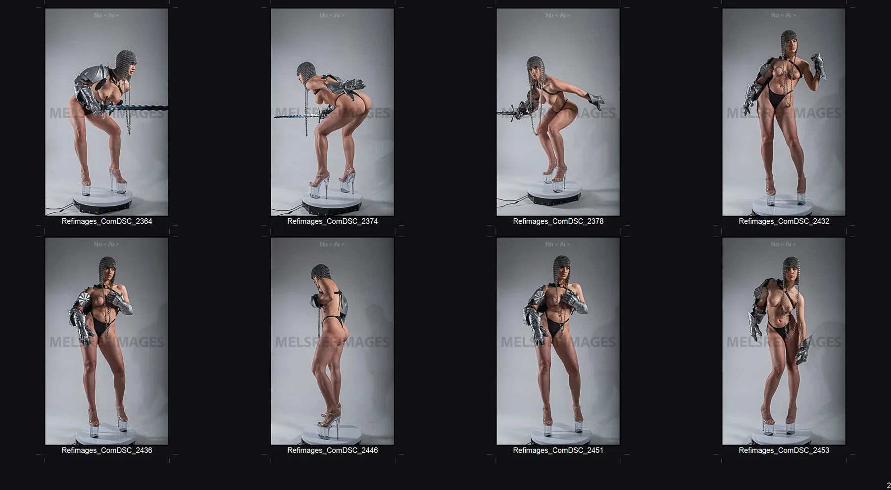 2100 Armored Queen Bundle 360° | Inspired by Xena, Brienne, Red Sonja, and Joan of Arc | Reference images