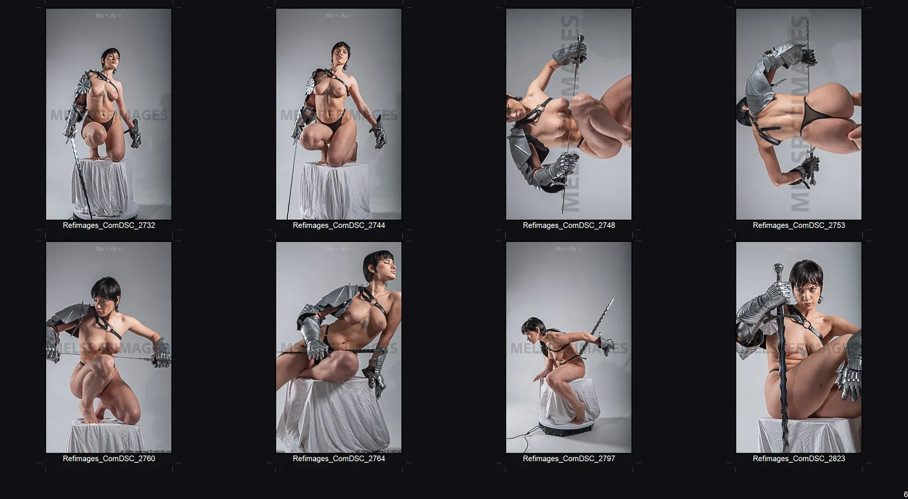 2100 Armored Queen Bundle 360° | Inspired by Xena, Brienne, Red Sonja, and Joan of Arc | Reference images