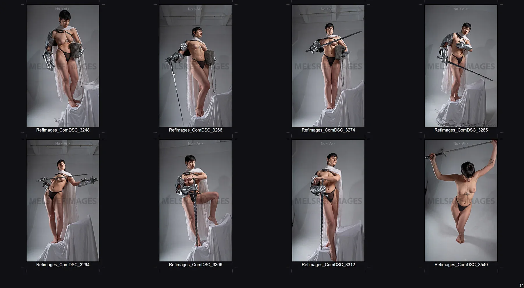 2100 Armored Queen Bundle 360° | Inspired by Xena, Brienne, Red Sonja, and Joan of Arc | Reference images