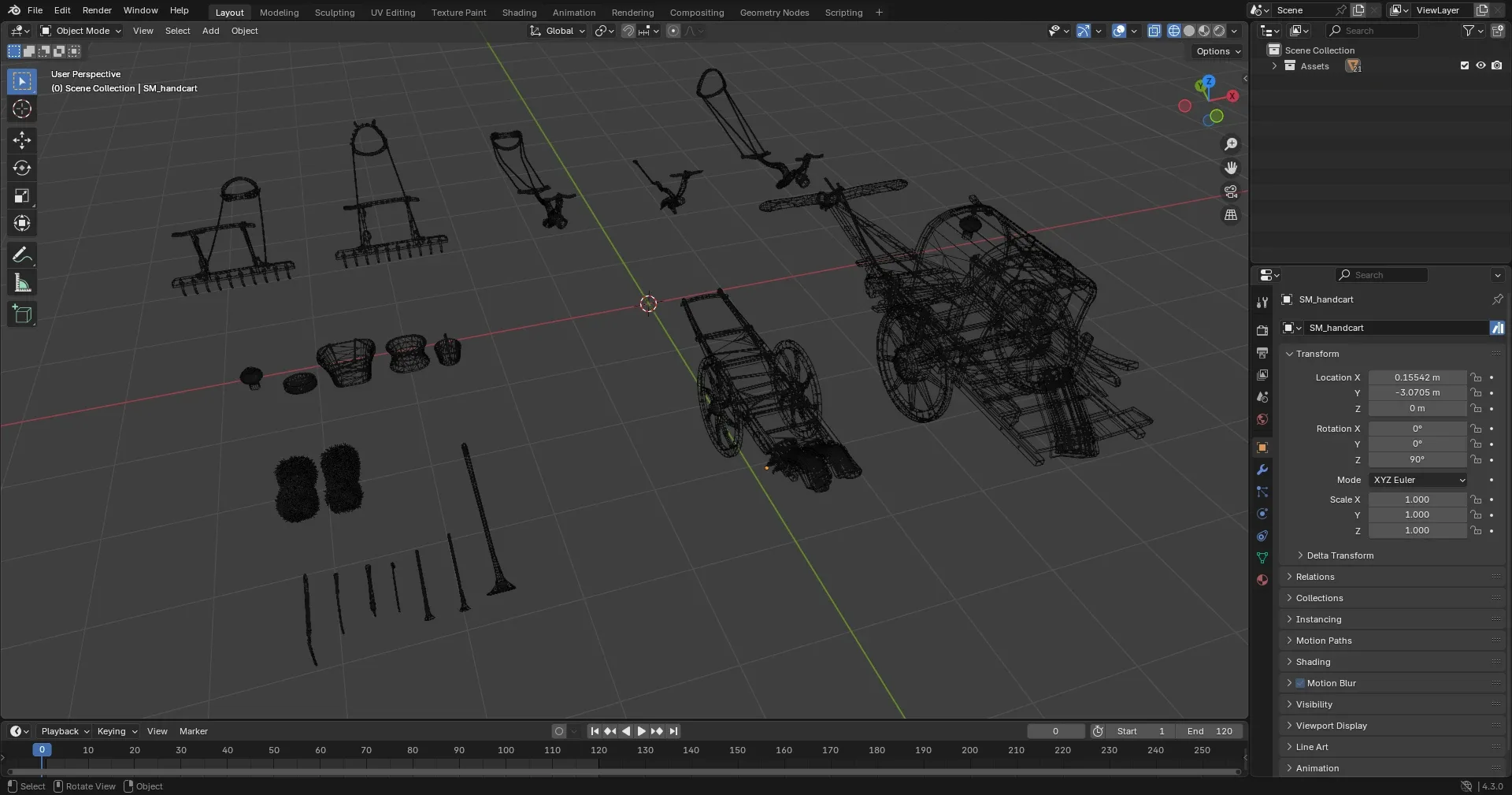 3DT Asian Farm Tool Pack for Blender, Unreal Engine & Game Design | 3D Asset Pack