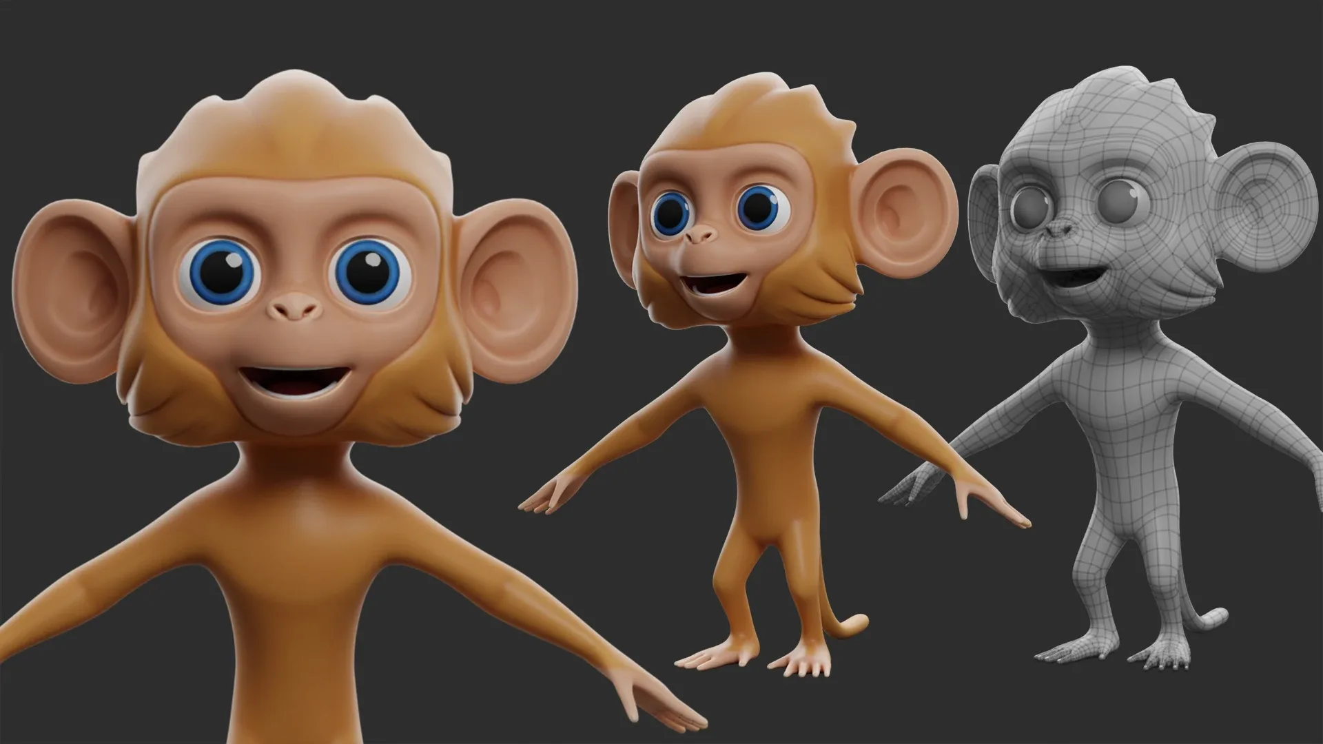🌻10 Wild Animals Cartoon -  ( Monkey, Rhino, Elephant, Fox, Bear, Lion, Tiger, Crocodile......