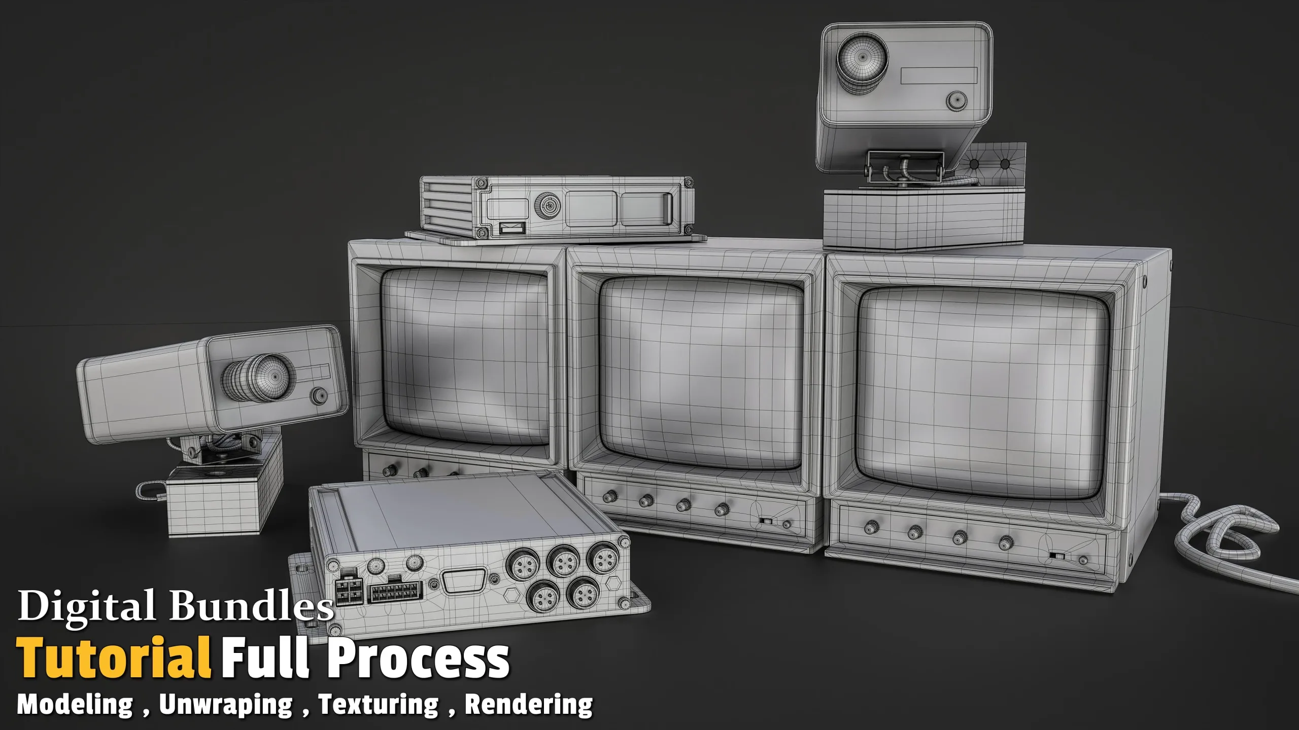 Digital Bundles / Full Tutorial Process + 3D Model