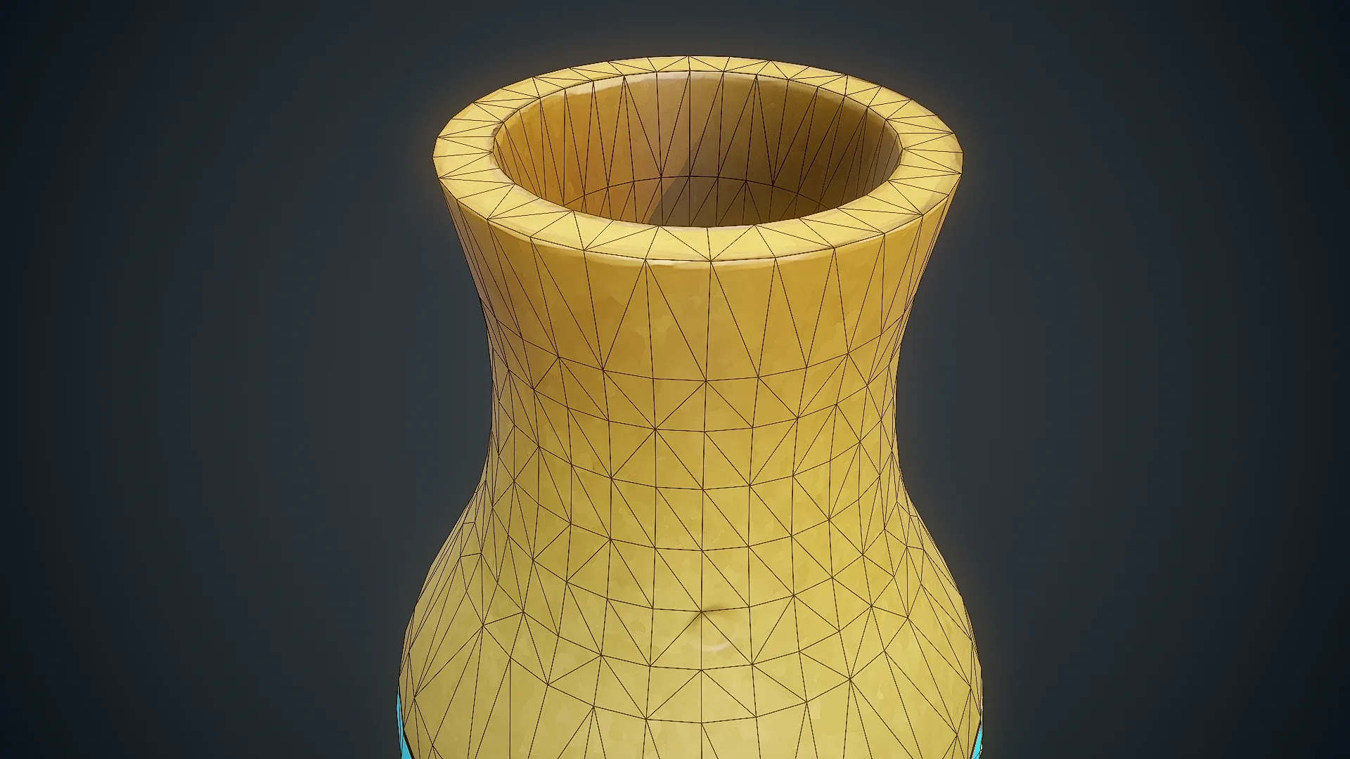 Stylized Vase Low-poly 3D model