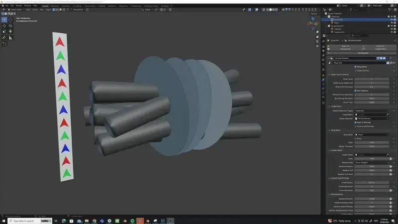 Wrap Gen - Generate Fully Customisable/Procedural Wraps (Blender 4.2+)