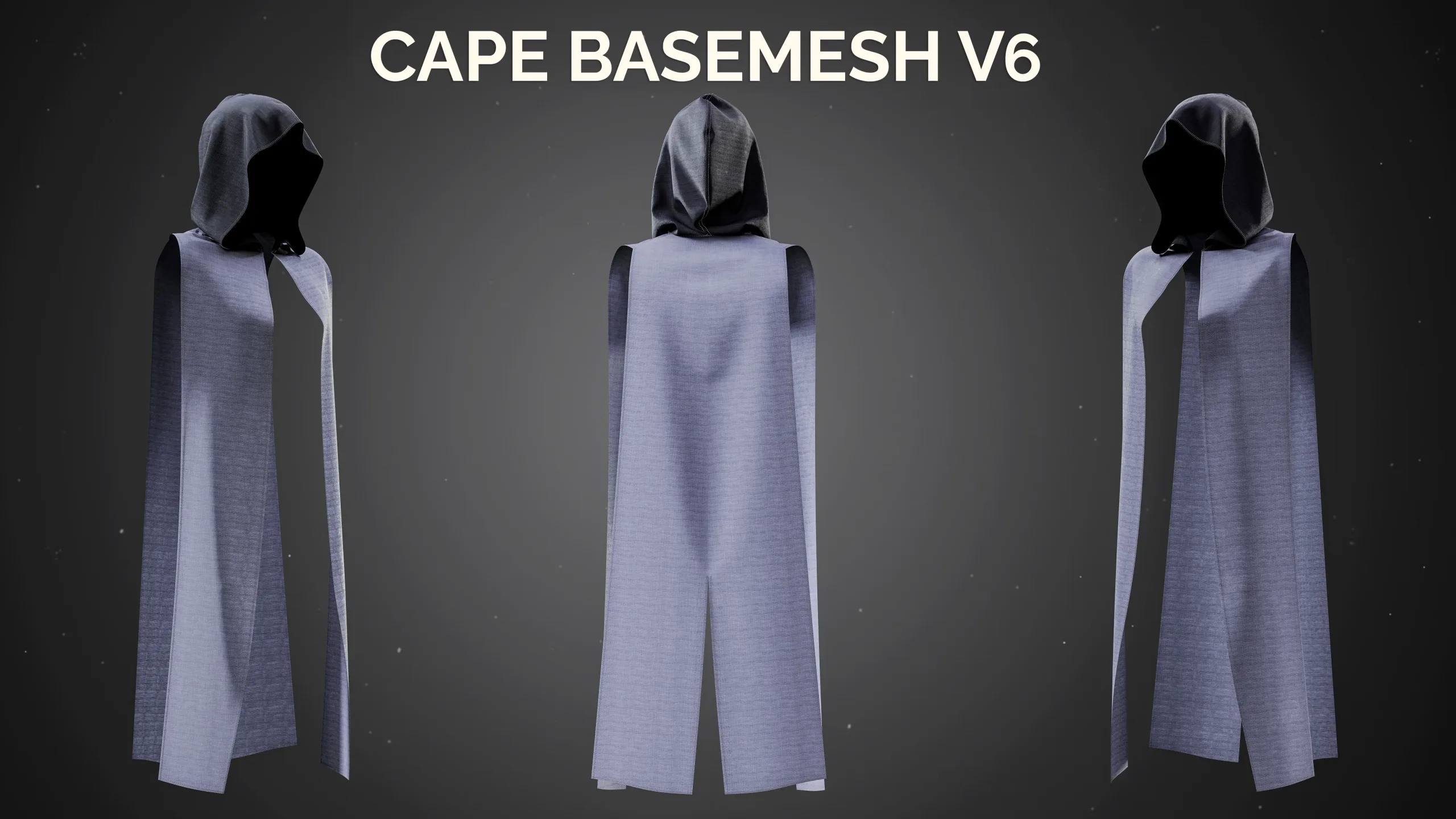 18 Capes Basemesh Models VOL 01