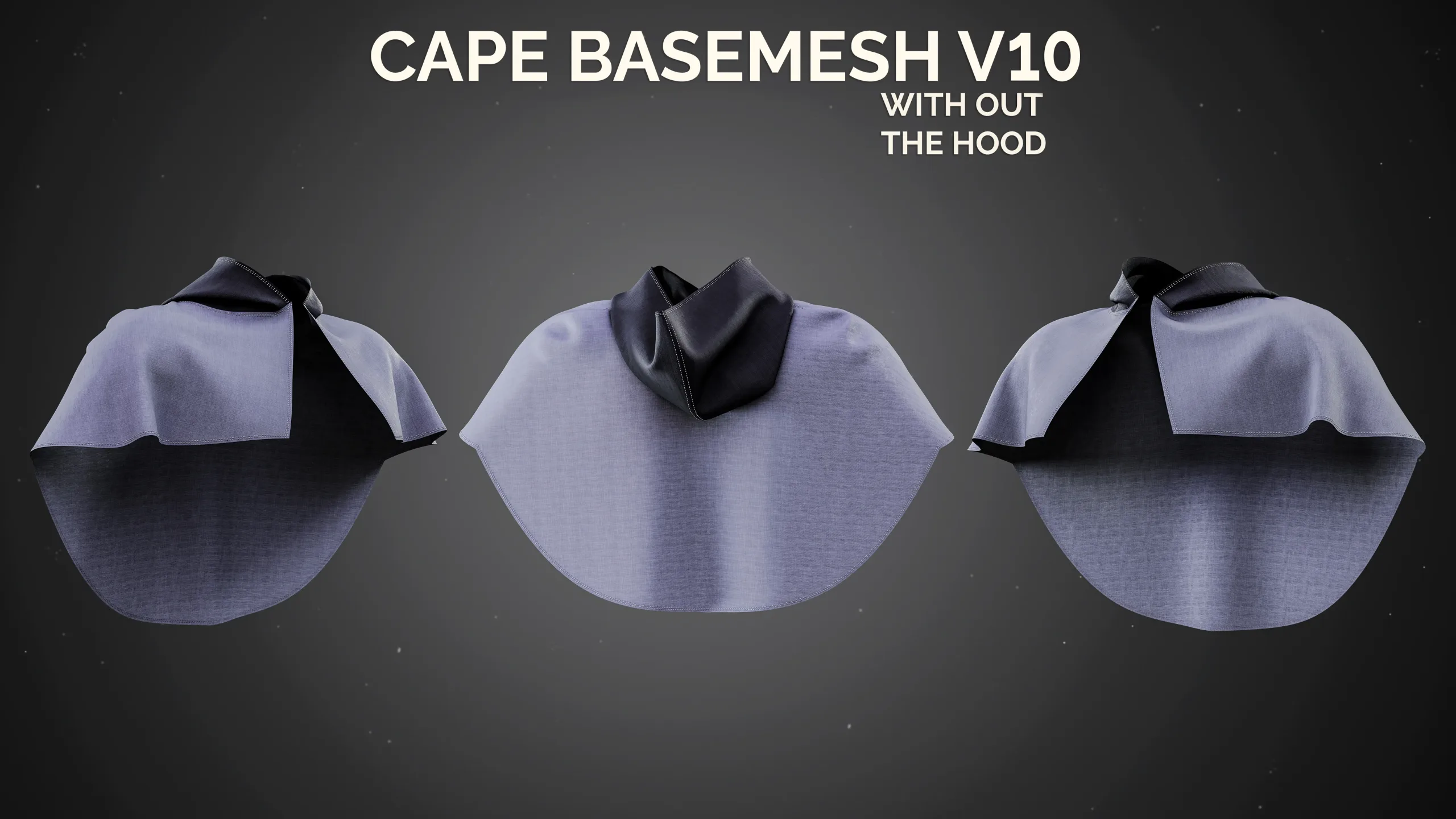 18 Capes Basemesh Models VOL 01