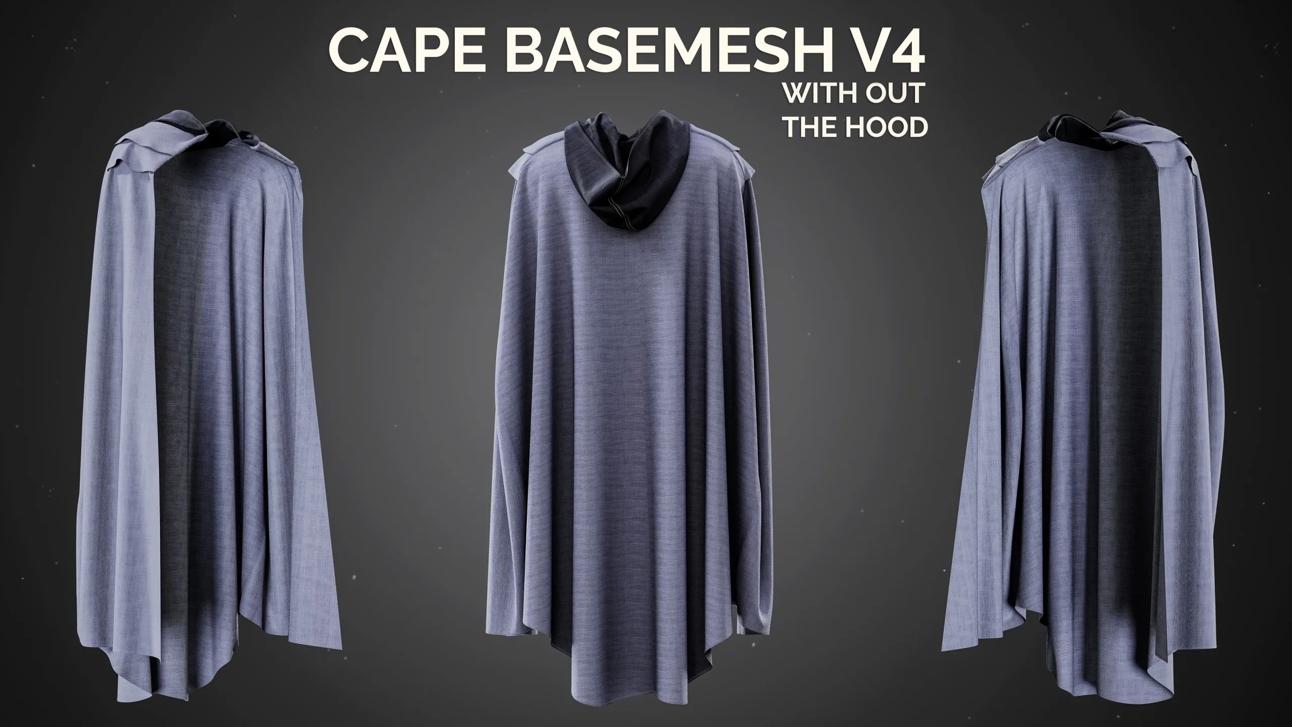 18 Capes Basemesh Models VOL 01