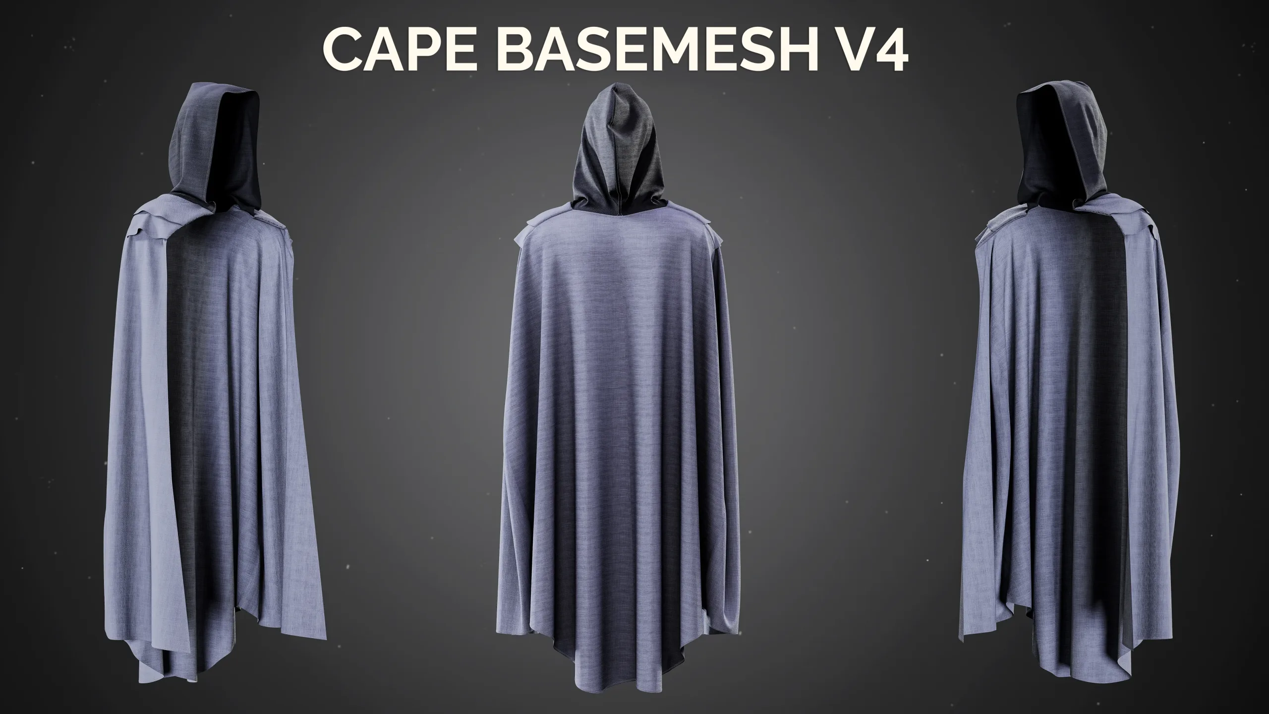 18 Capes Basemesh Models VOL 01