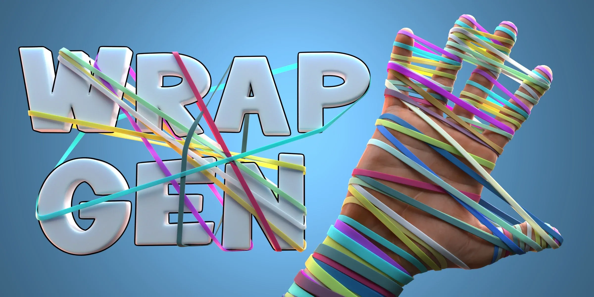Wrap Gen - Generate Fully Customisable/Procedural Wraps (Blender 4.2+)