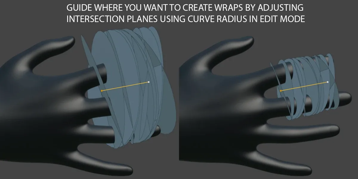 Wrap Gen - Generate Fully Customisable/Procedural Wraps (Blender 4.2+)