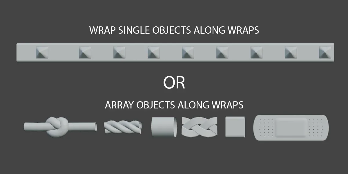 Wrap Gen - Generate Fully Customisable/Procedural Wraps (Blender 4.2+)