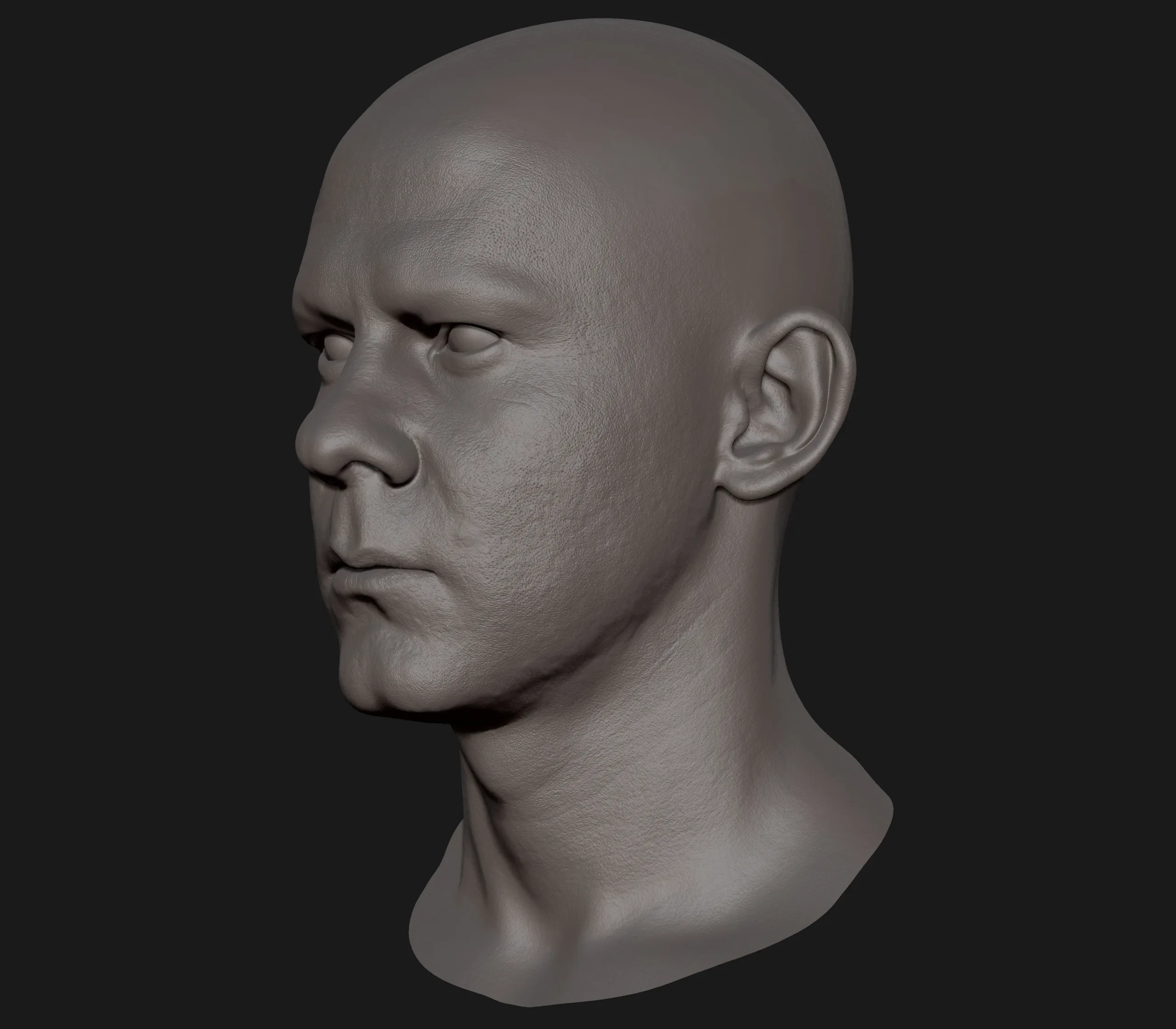 Dominic Monaghan likeness sculpt 3D model
