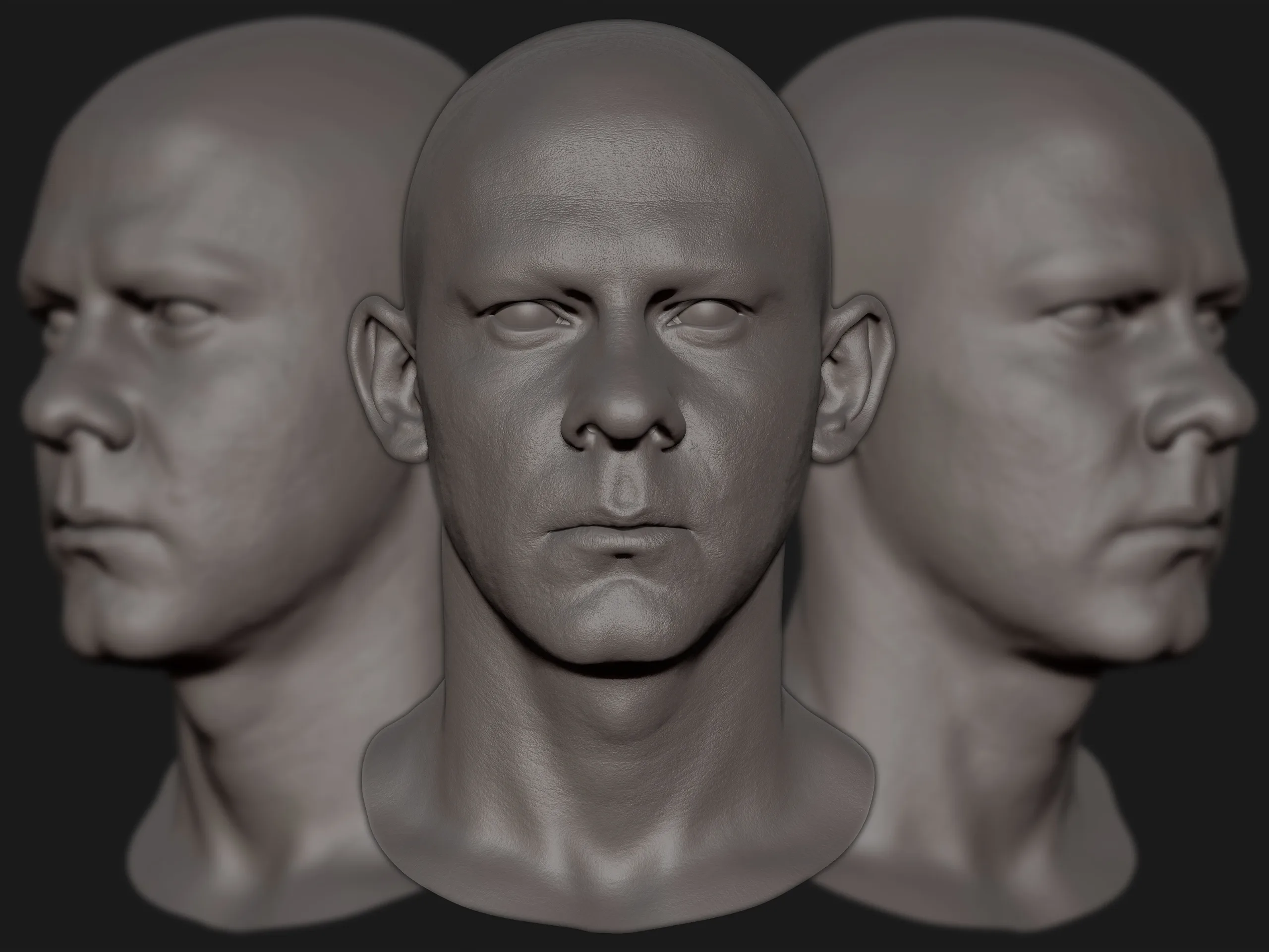 Dominic Monaghan likeness sculpt 3D model