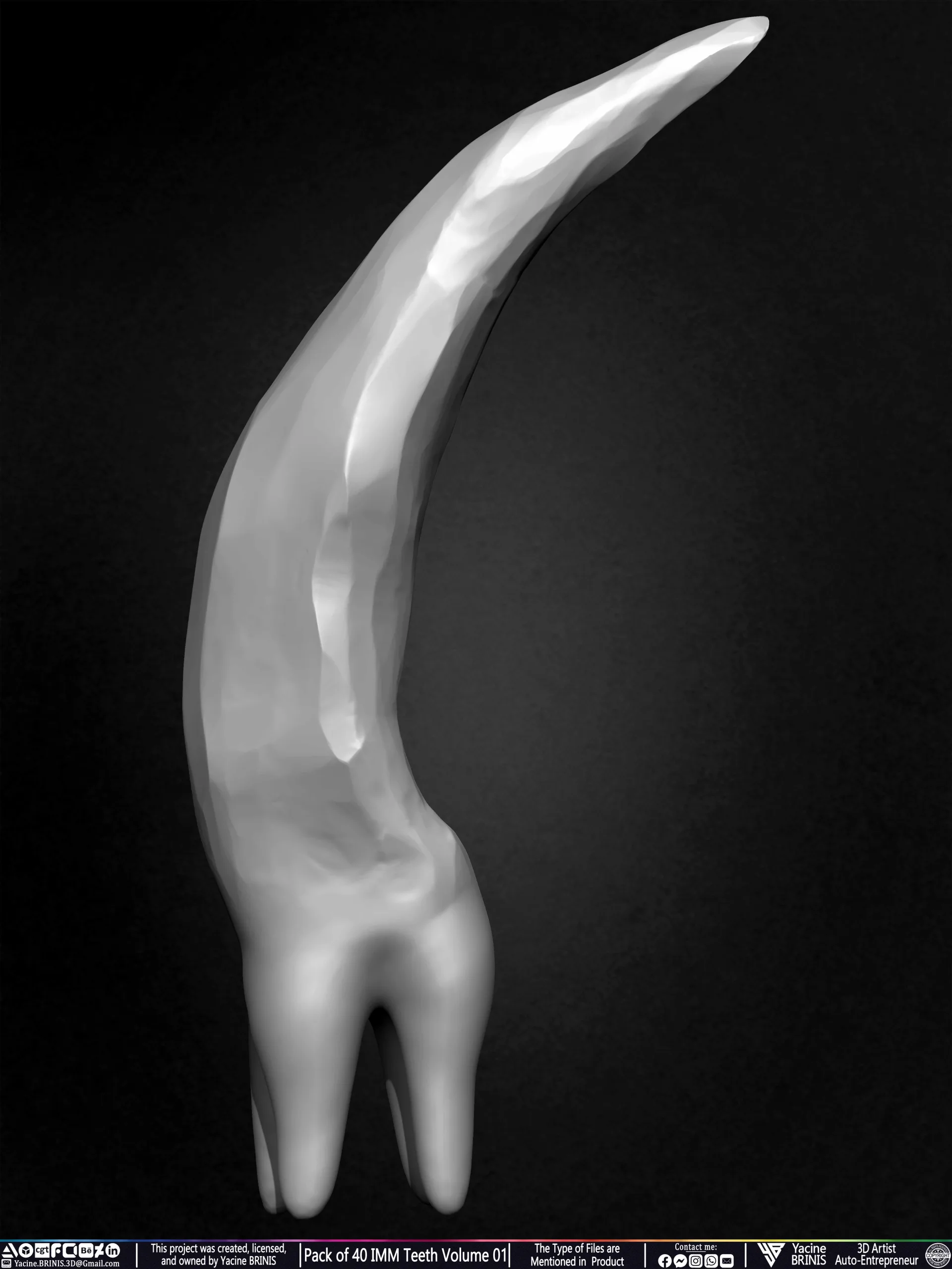 Pack of 40 IMM Teeth Volume 01