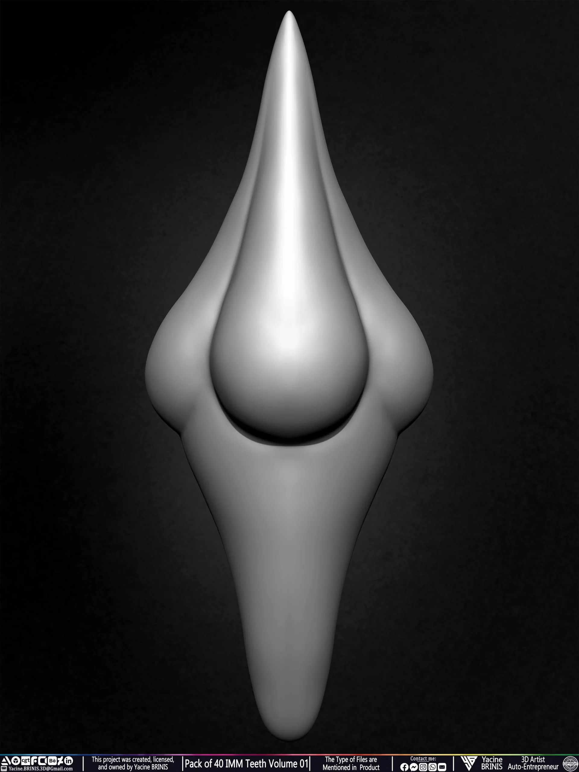 Pack of 40 IMM Teeth Volume 01