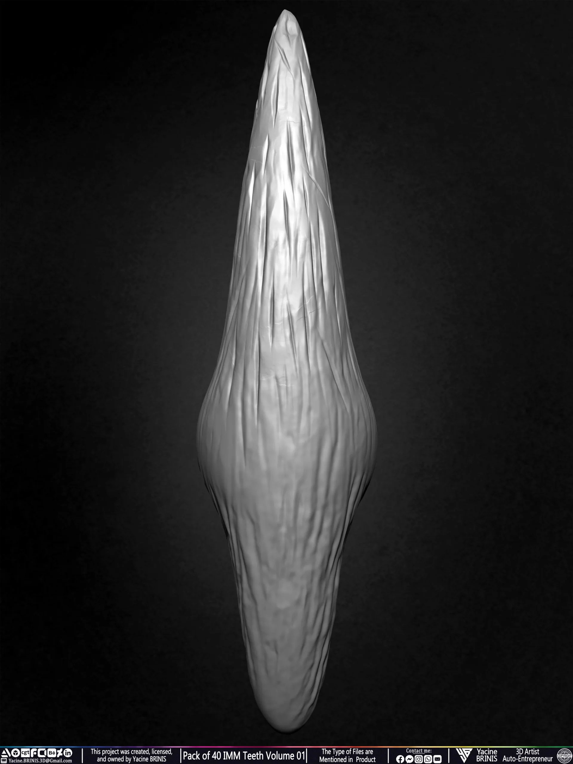 Pack of 40 IMM Teeth Volume 01