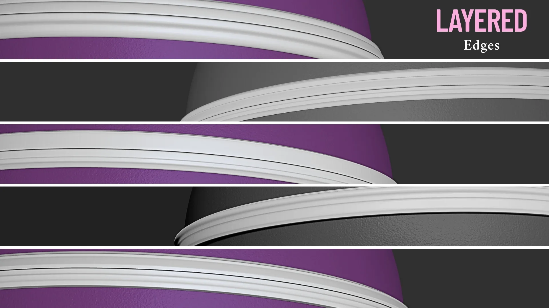 131 IMM Armor Edges for ZBrush (VOL.2 continuously connected edges)