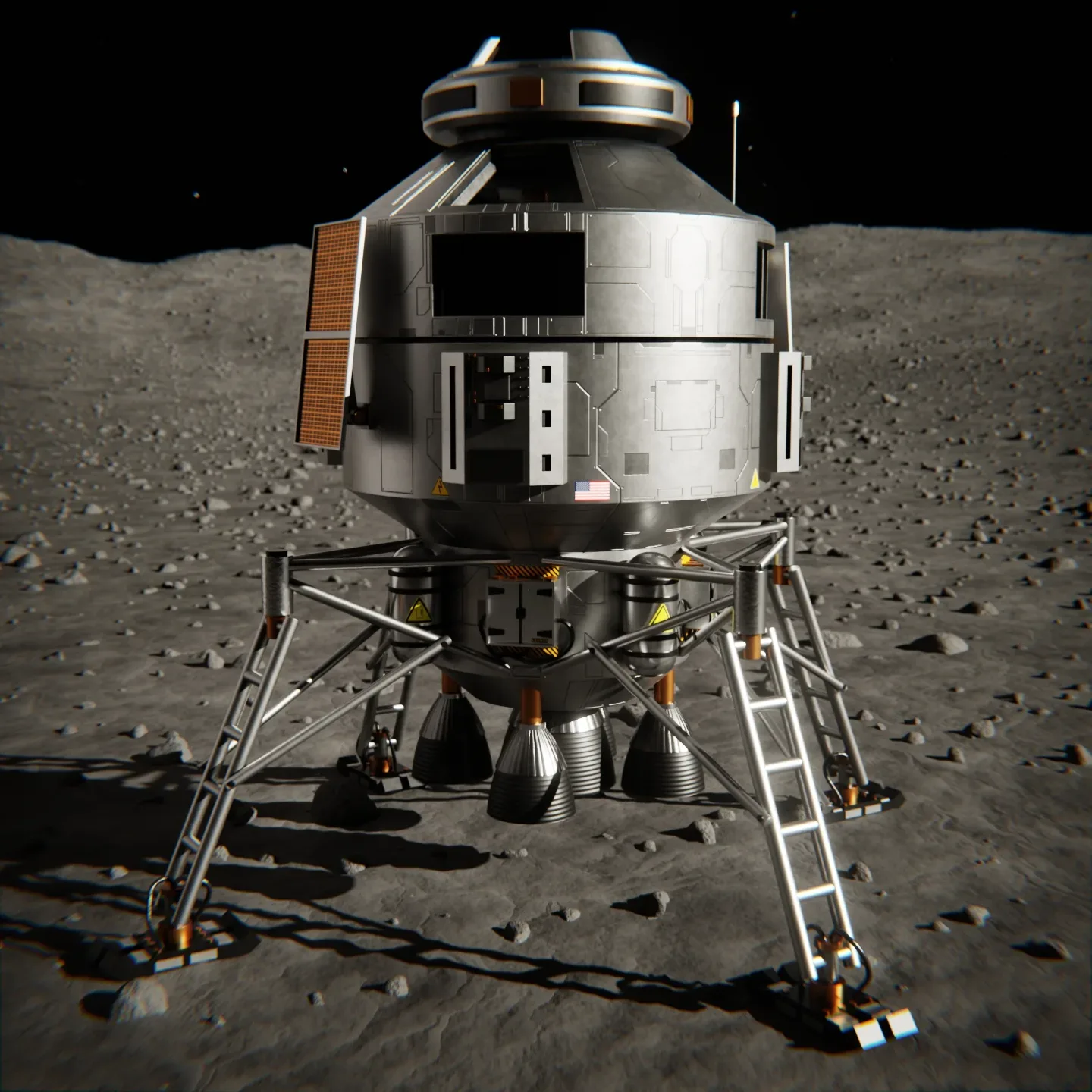 Sci-Fi Lunar Lander