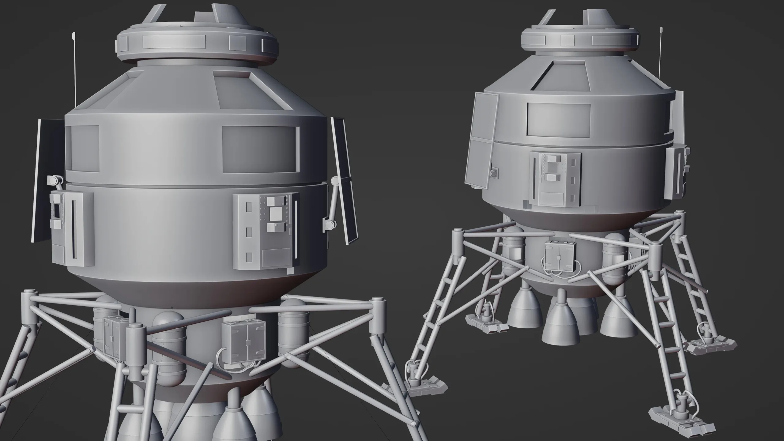Sci-Fi Lunar Lander