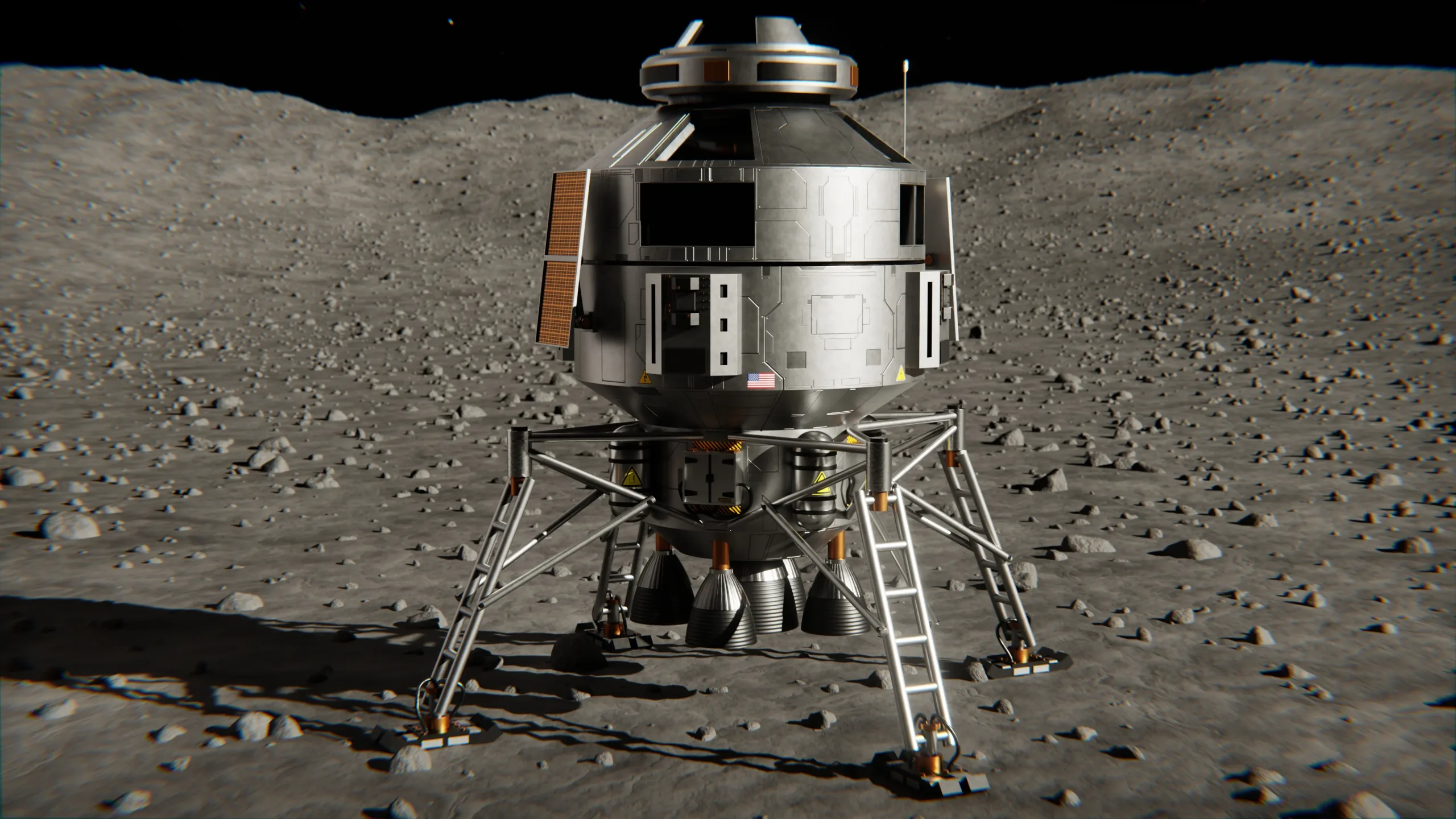 Sci-Fi Lunar Lander