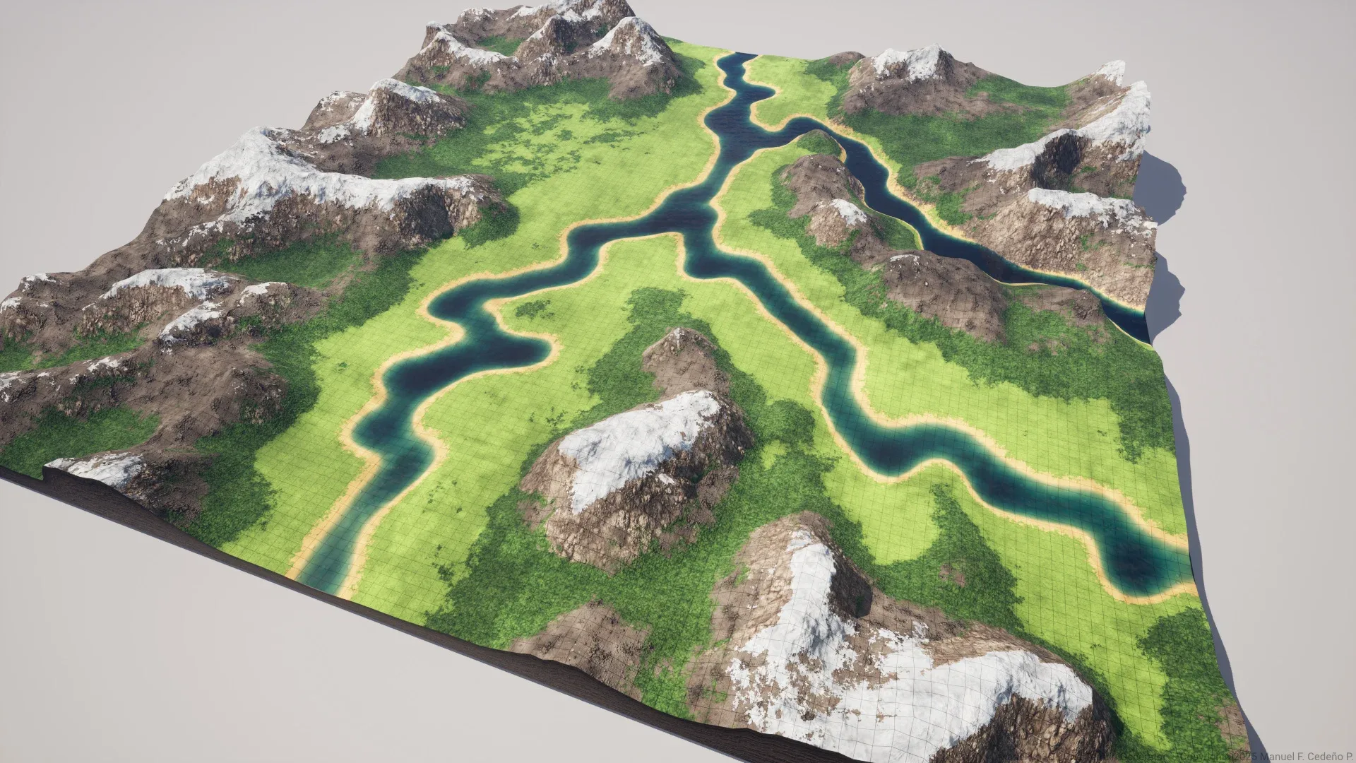 Grid Terrain Generator - for Unreal Engine 5
