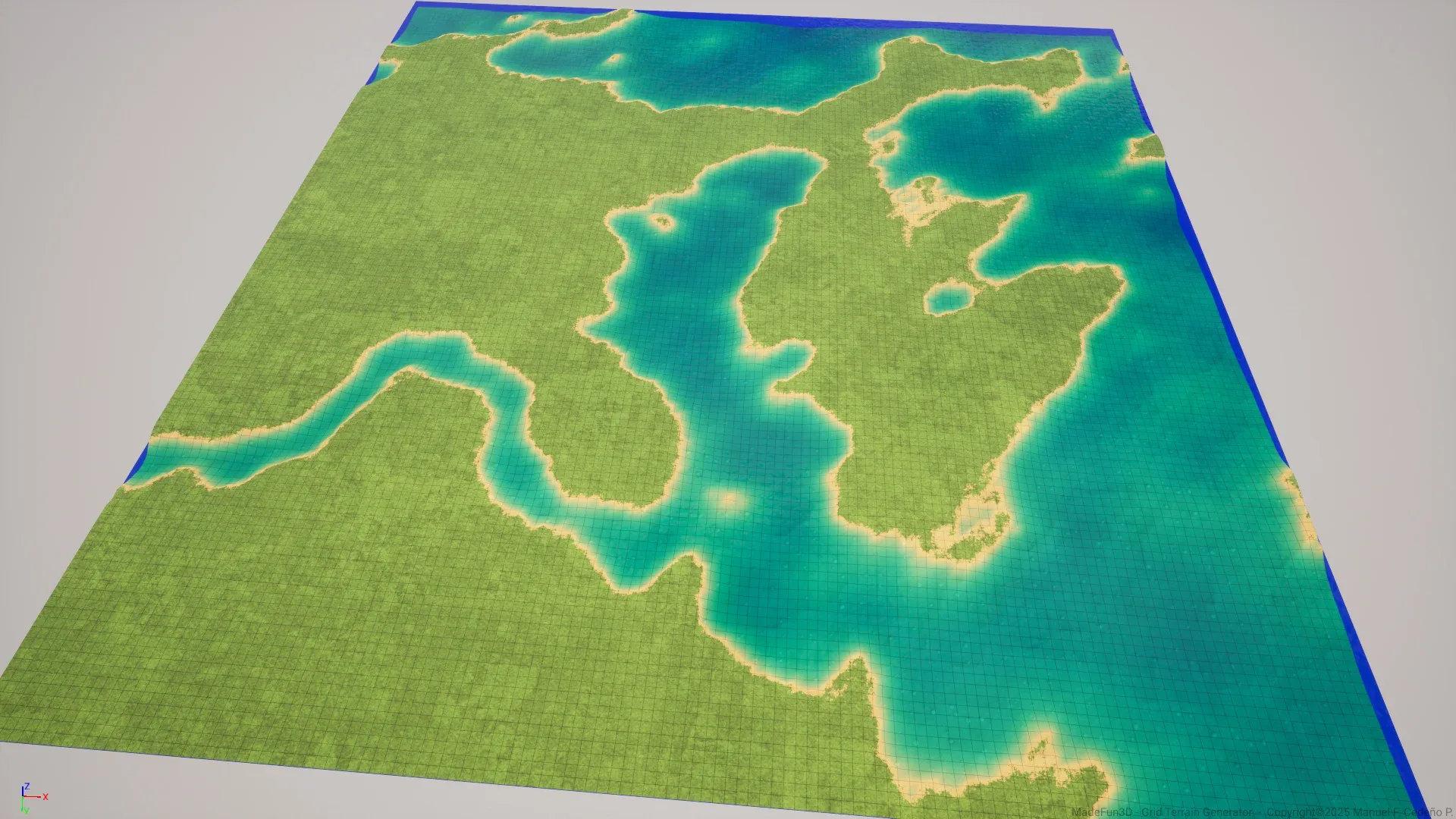 Grid Terrain Generator - for Unreal Engine 5
