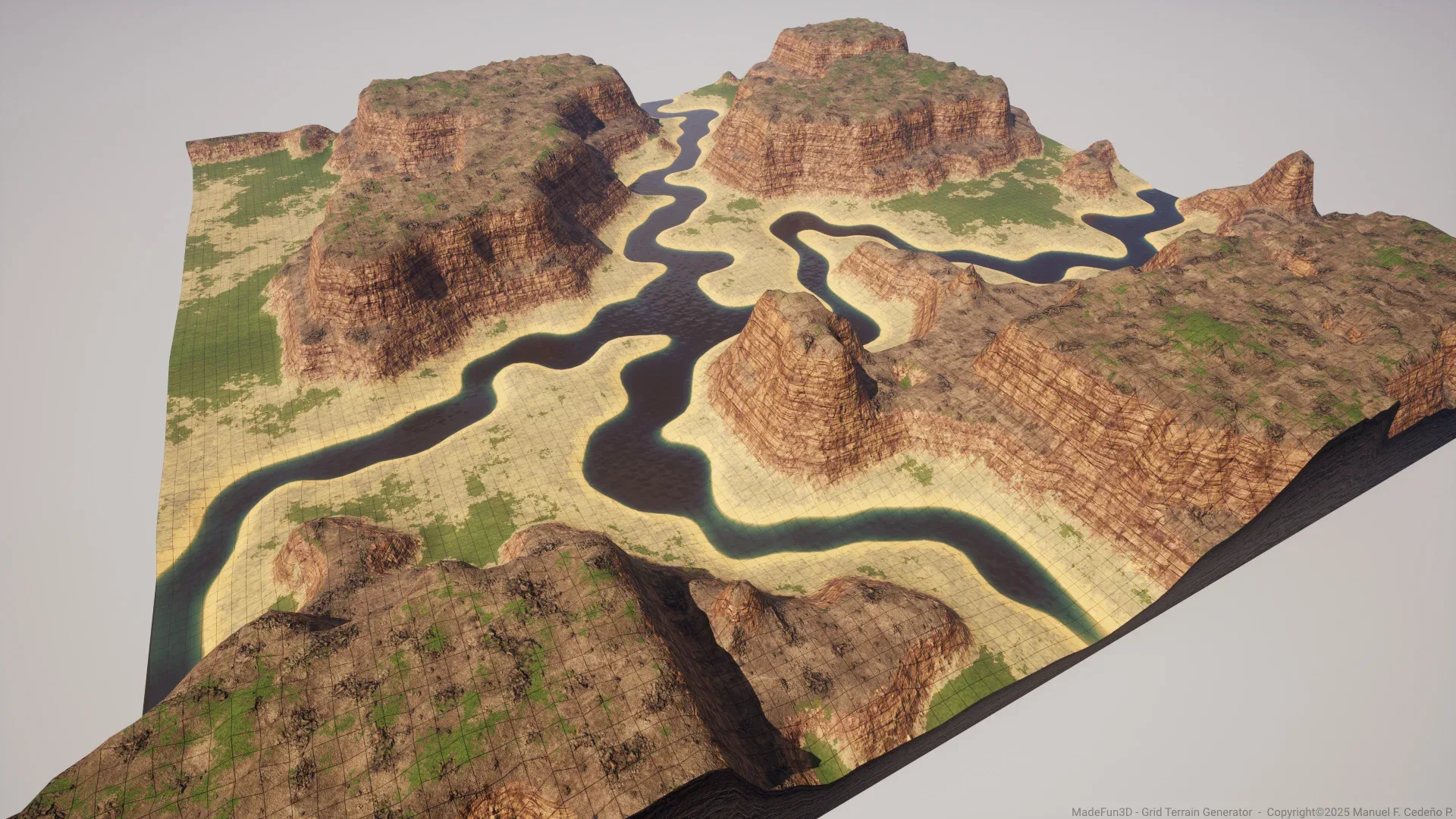 Grid Terrain Generator - for Unreal Engine 5