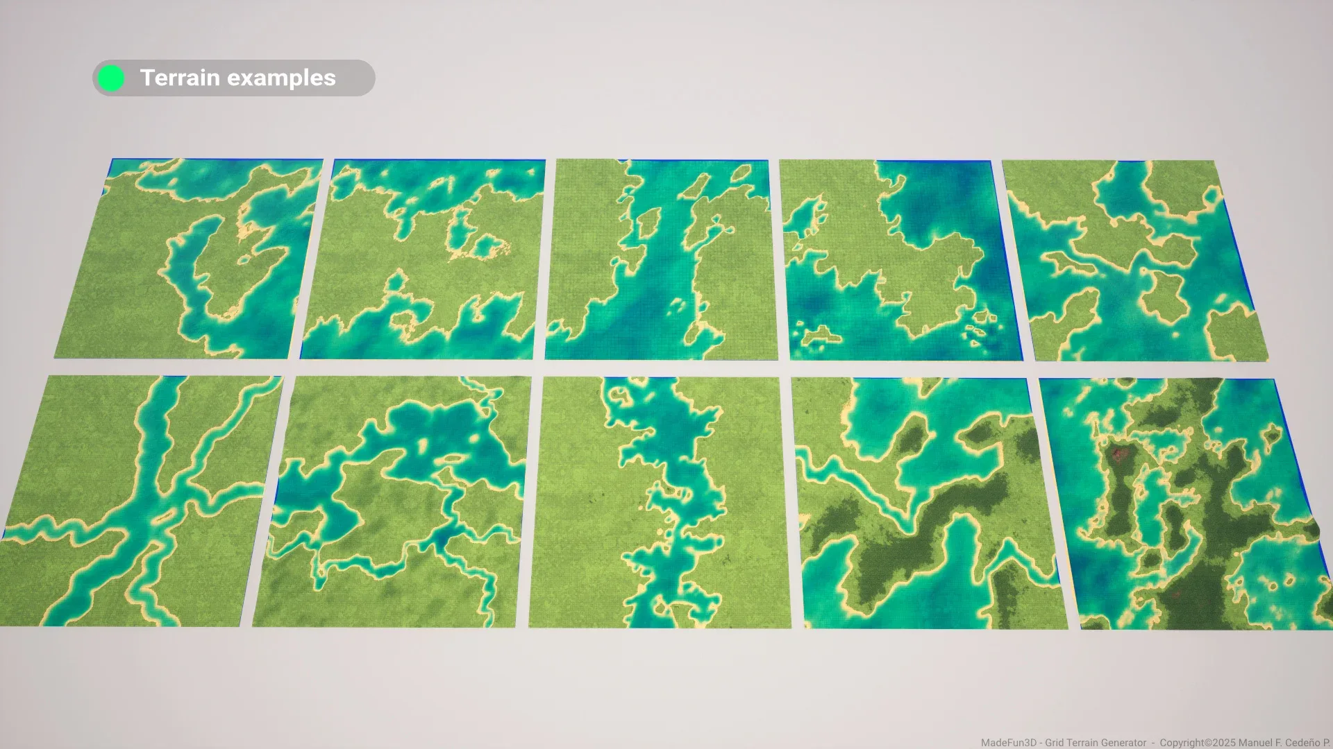Grid Terrain Generator - for Unreal Engine 5