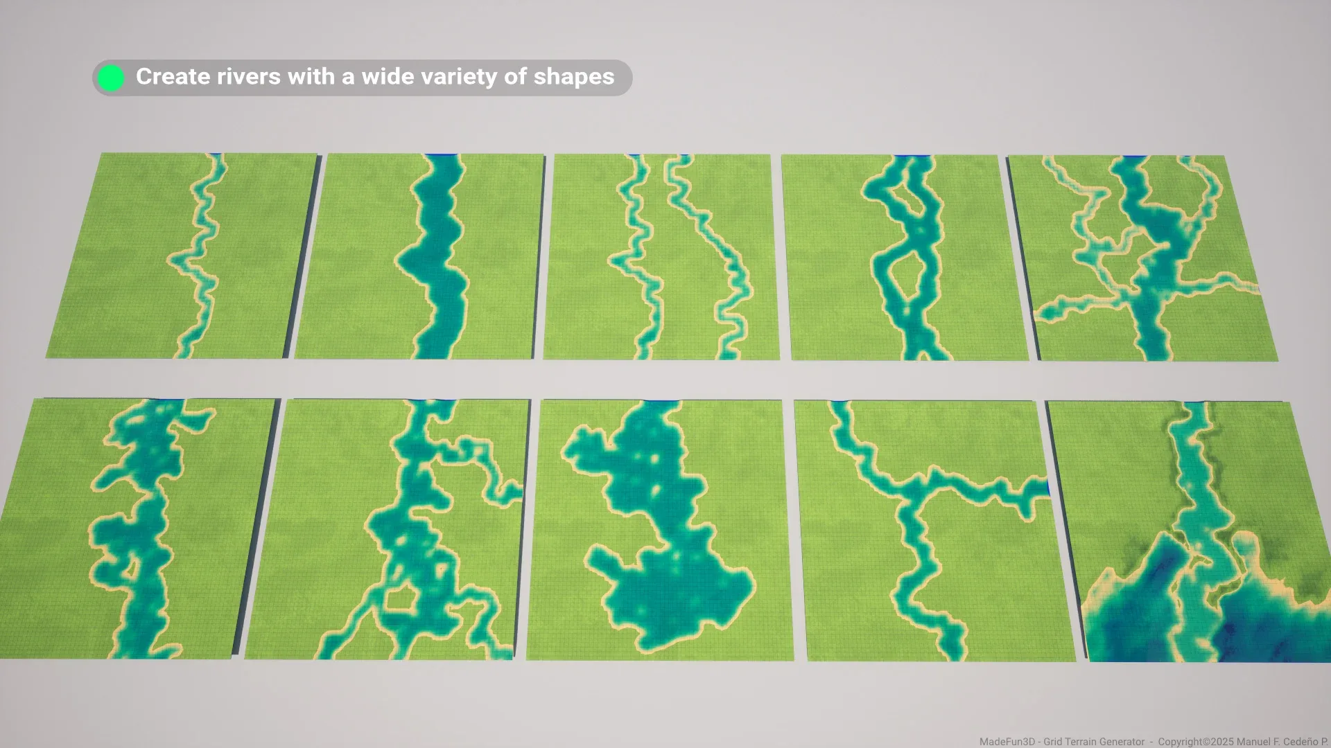 Grid Terrain Generator - for Unreal Engine 5